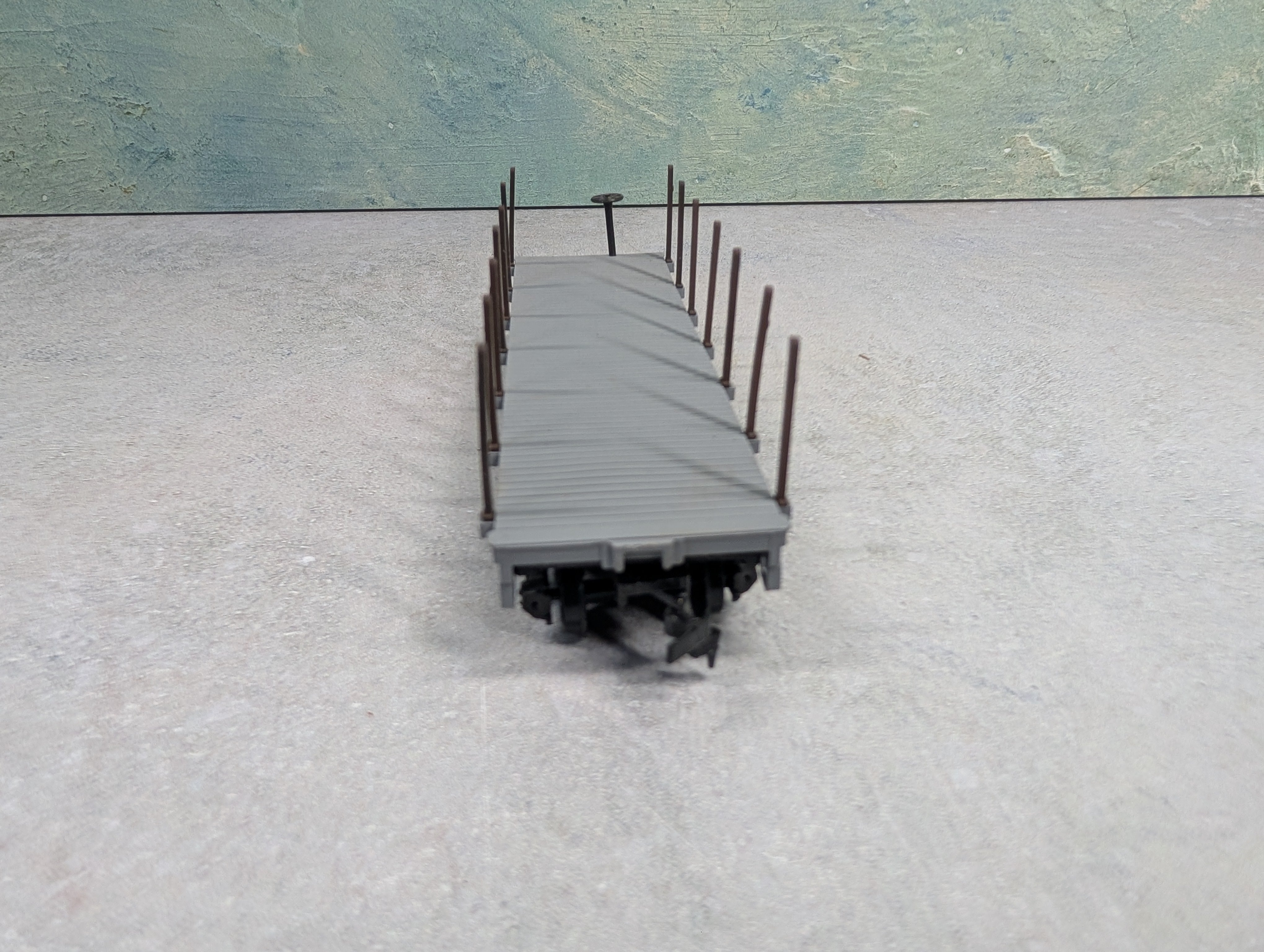 USED Bachmann 1411 HO Scale Old Time Flat Car Union Pacific