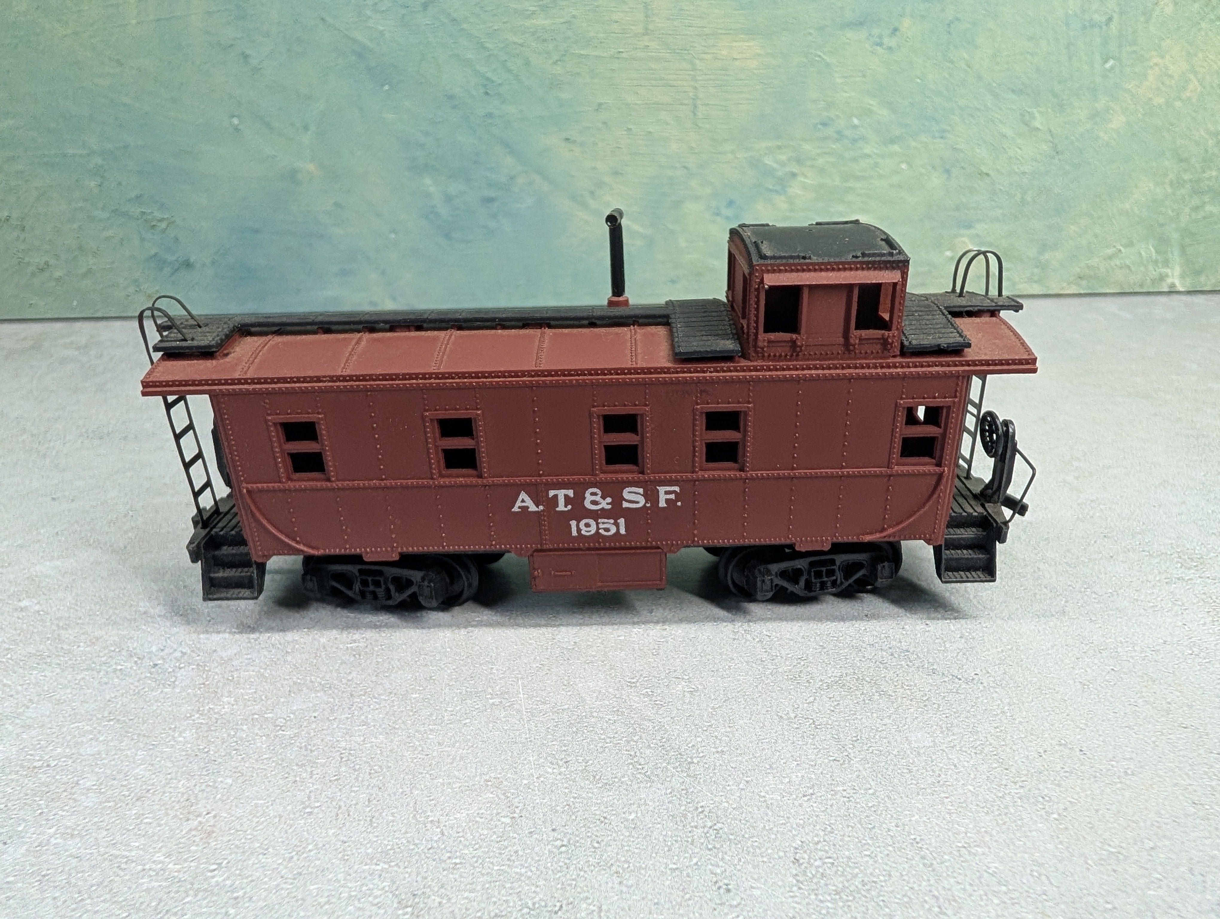 USED AHM HO Scale Caboose Santa Fe ATSF #1951