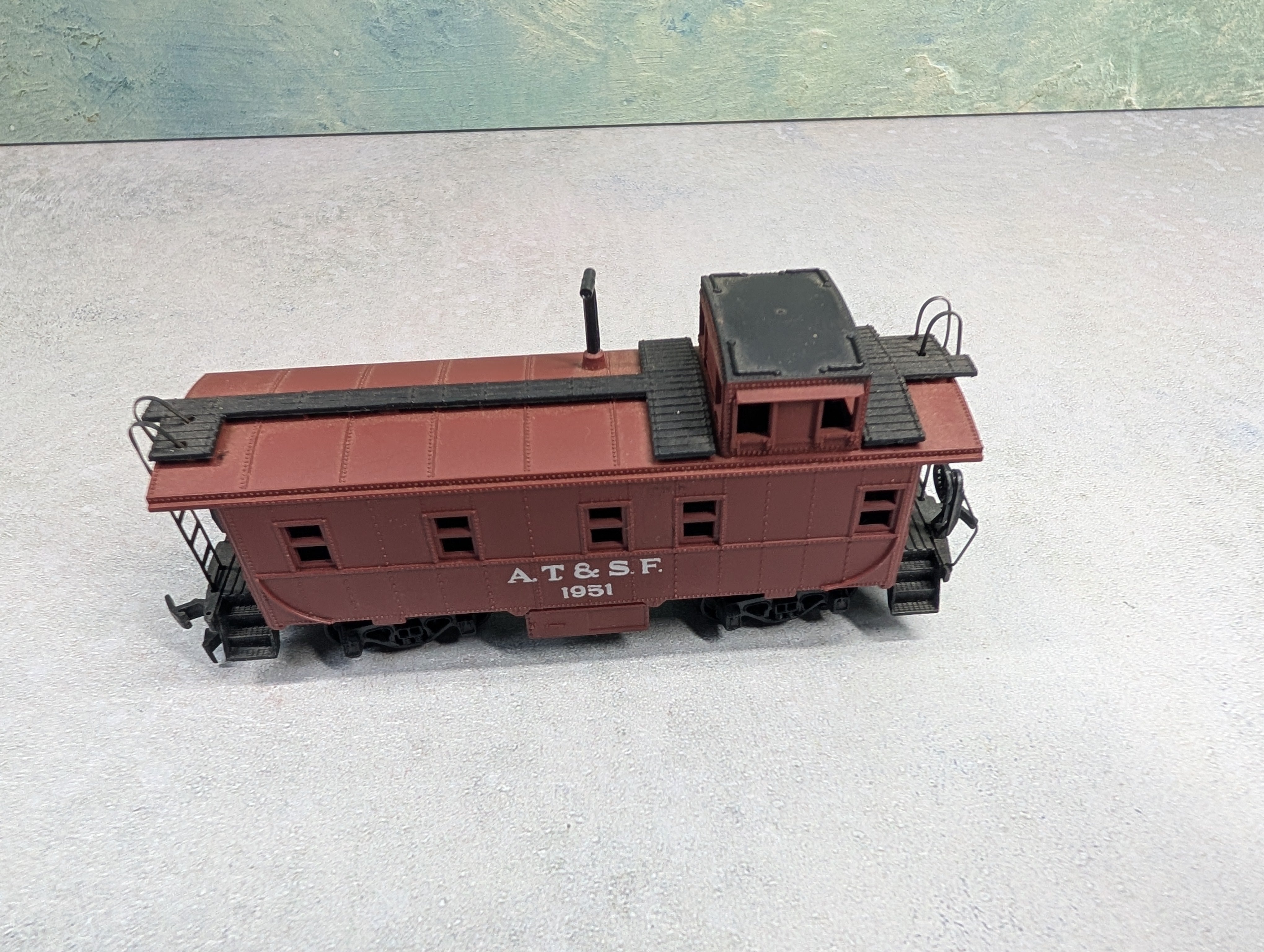 USED AHM HO Scale Caboose Santa Fe ATSF #1951