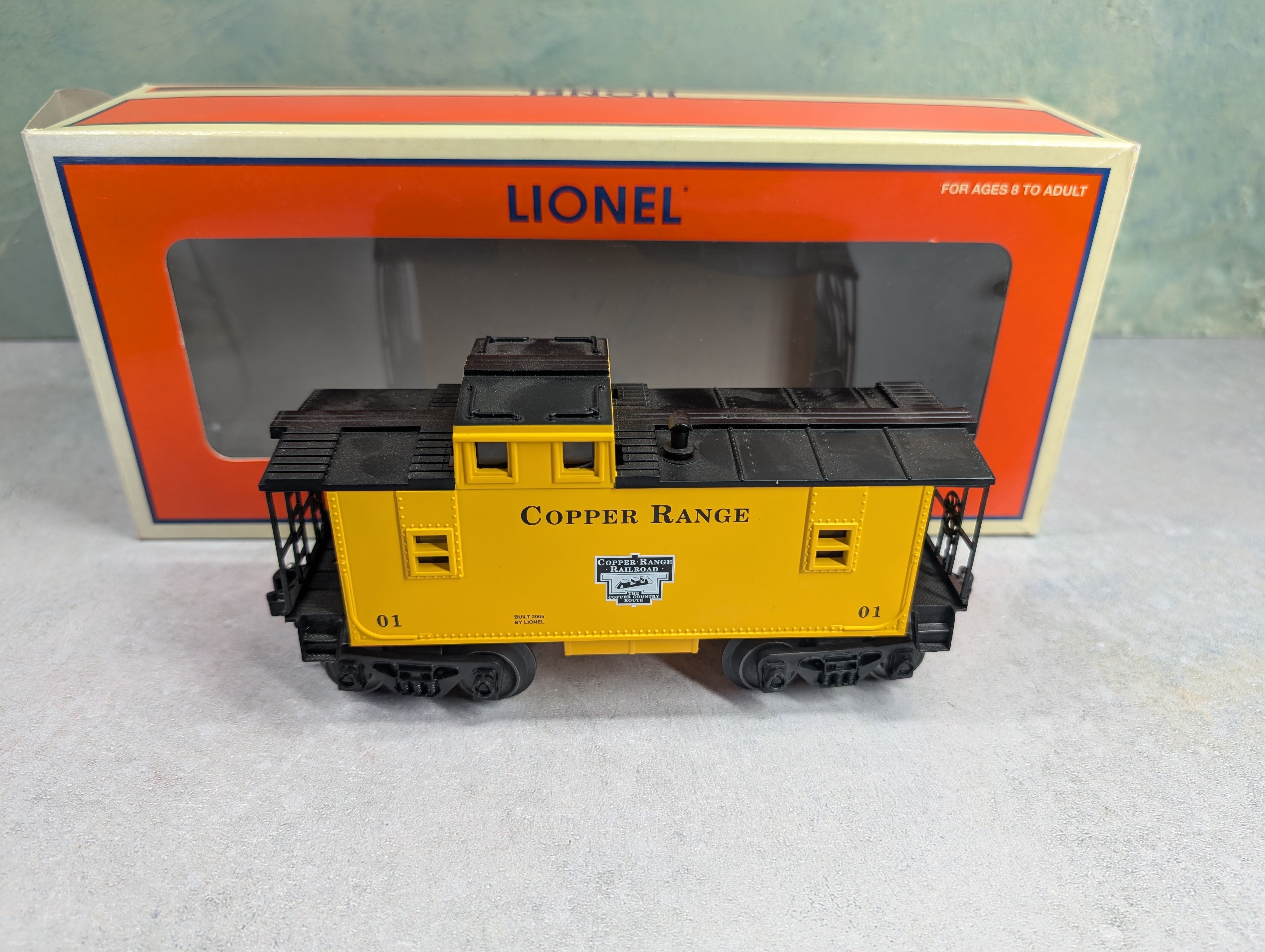 USED Lionel 6-36541 O Caboose Copper Range Railroad #01