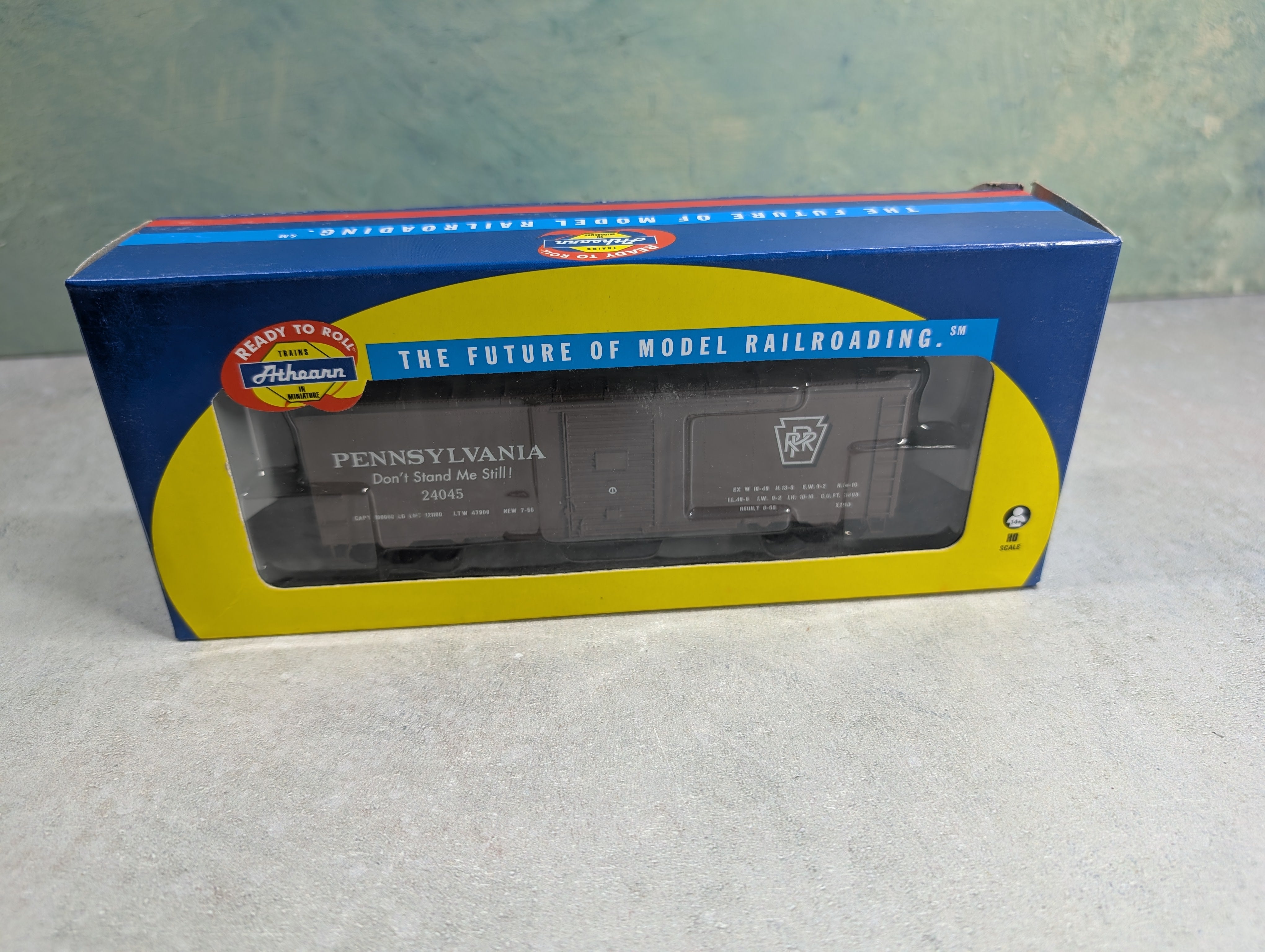 USED Athearn 70055 HO Scale 40' Youngstown Steel Door Box Car Pennsylvania #24045 Don't Stand Me Still!