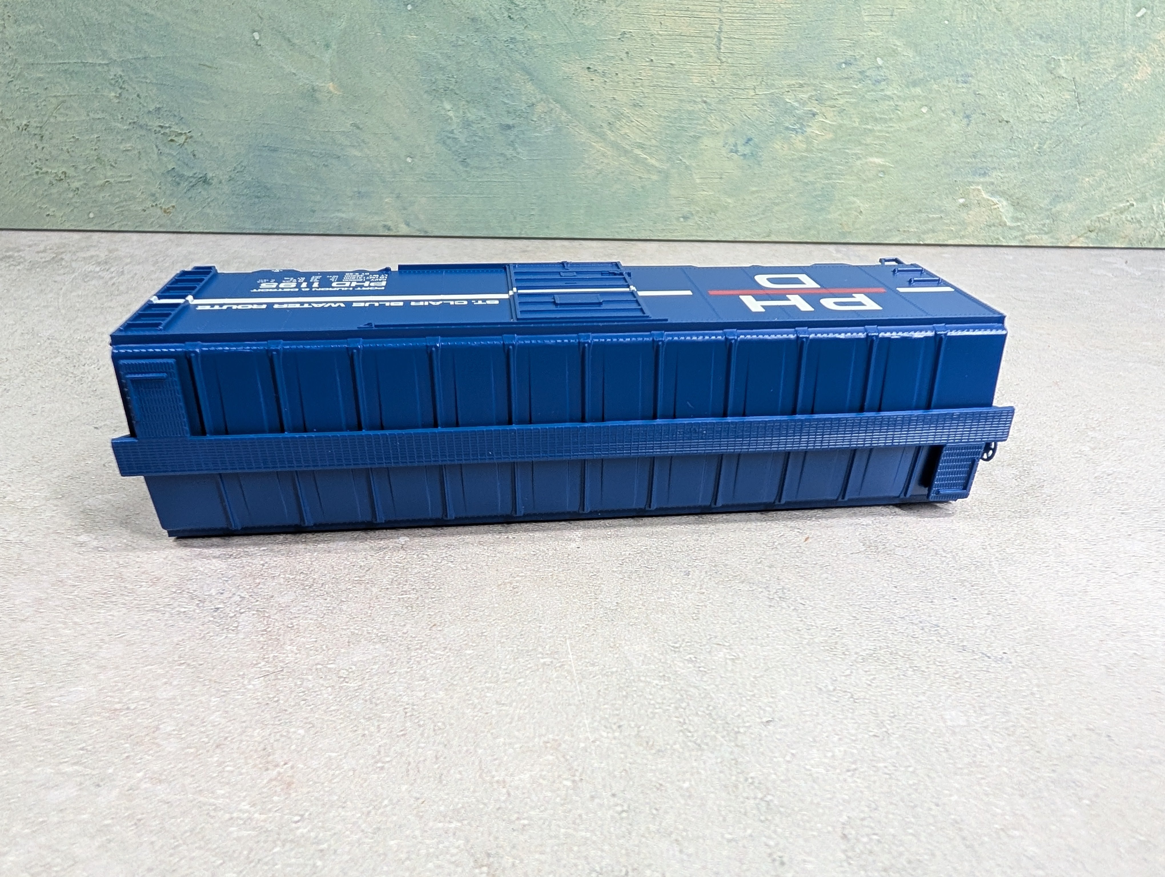 USED Athearn 70330 HO Scale 40' Superior Door Box Car Port Huron and Detroit PHD #1195