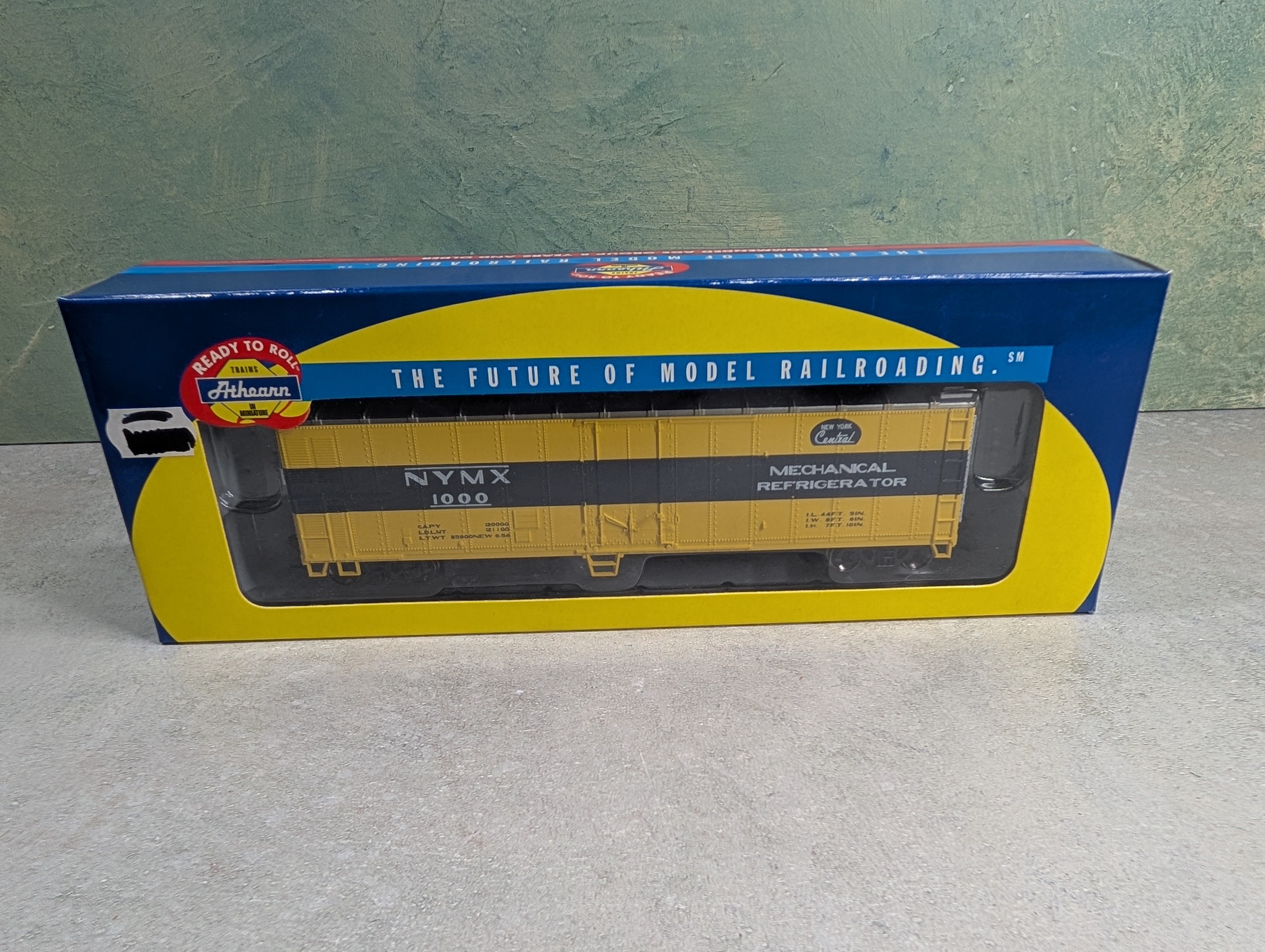 USED Athearn 7555 HO Scale 50' Smooth Side Reefer New York Central NYMX #1000