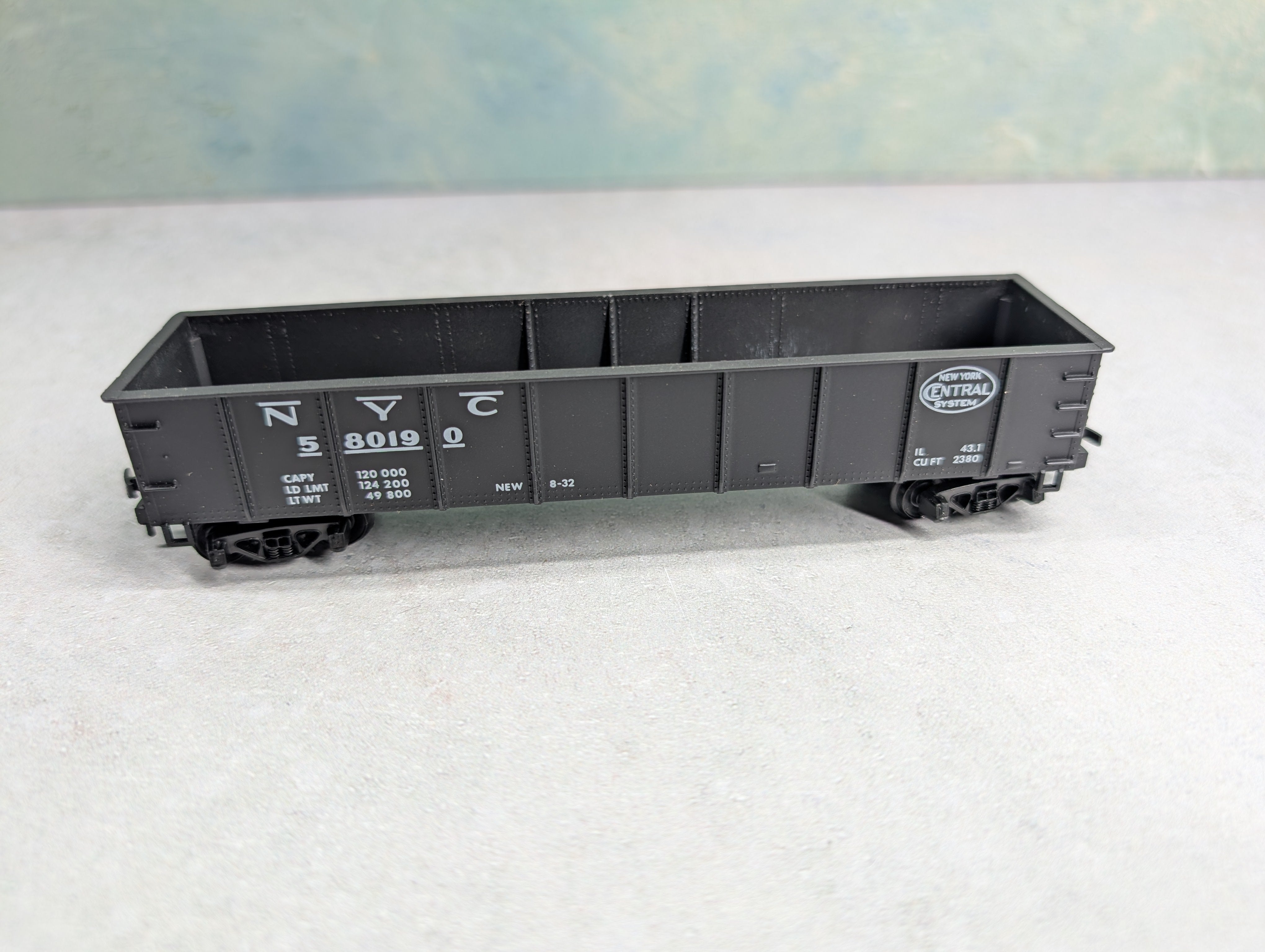 USED Mantua #731-022 HO Scale Heavy Gondola New York Central NYC #580190