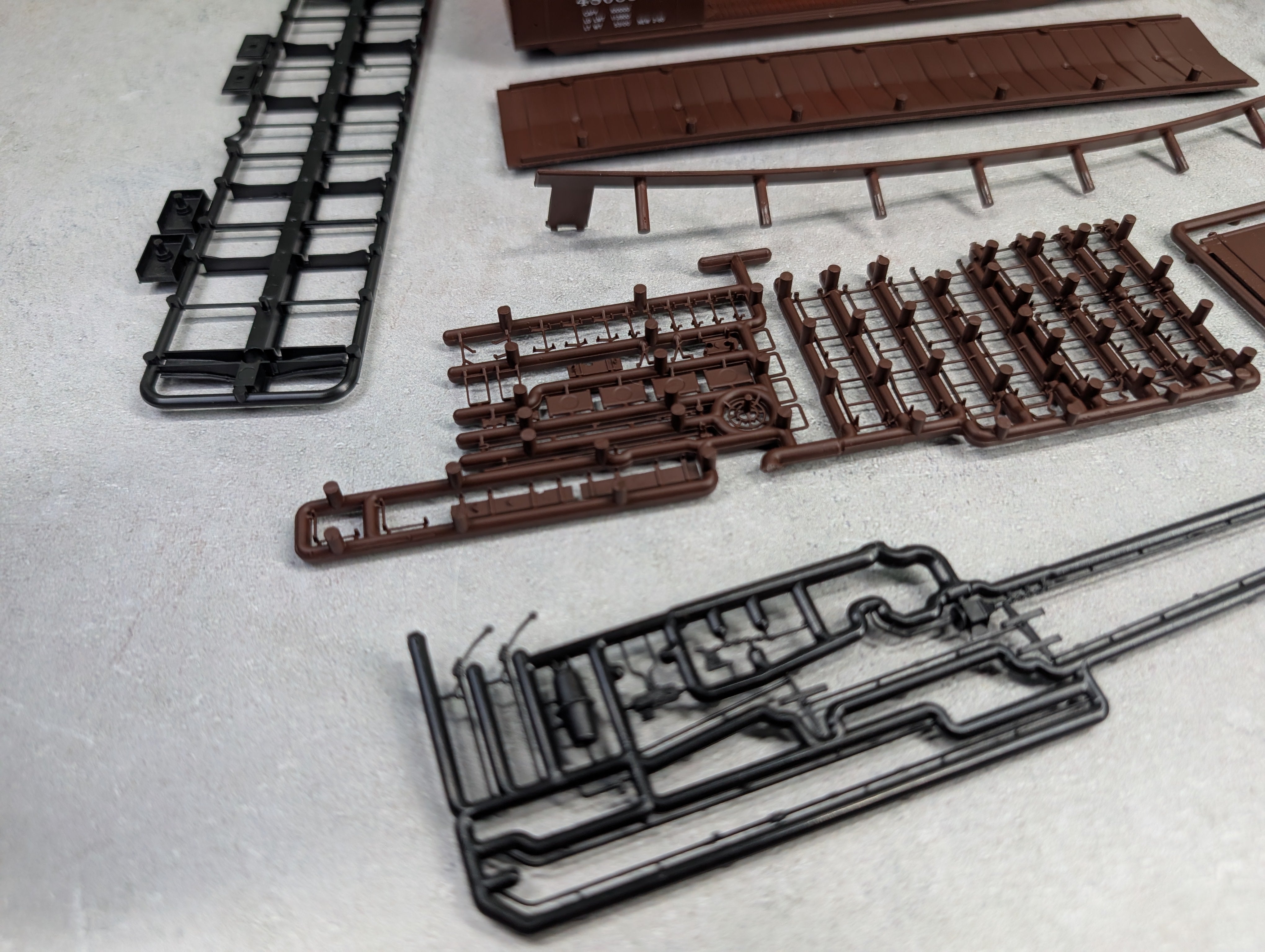 USED Intermountain #40604-06 HO Scale PS-1 50' DD Box Car Cotton Belt SSW #48038 KIT