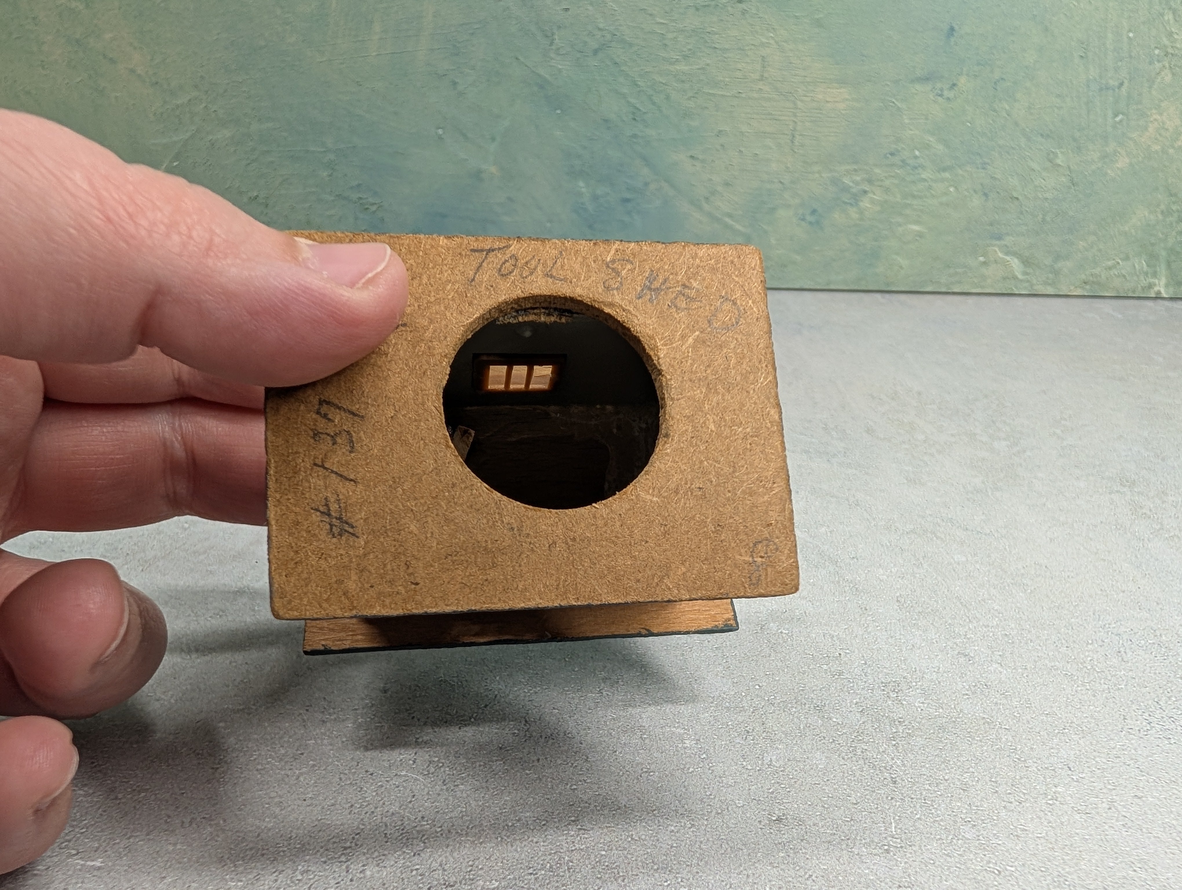 USED HO Scale Tool Shed, Building