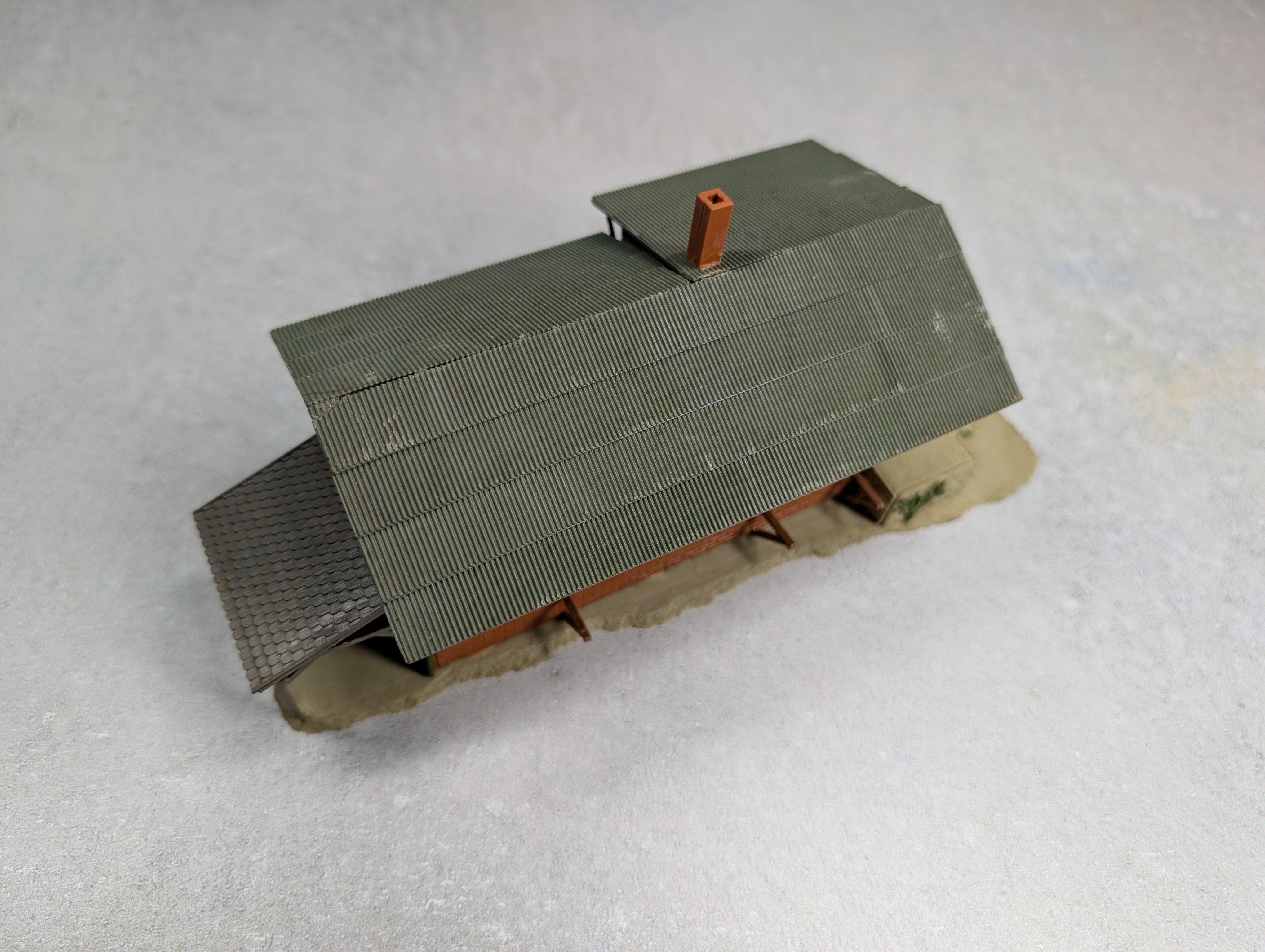 USED Faller HO Scale Talhausen Freight Station, Building