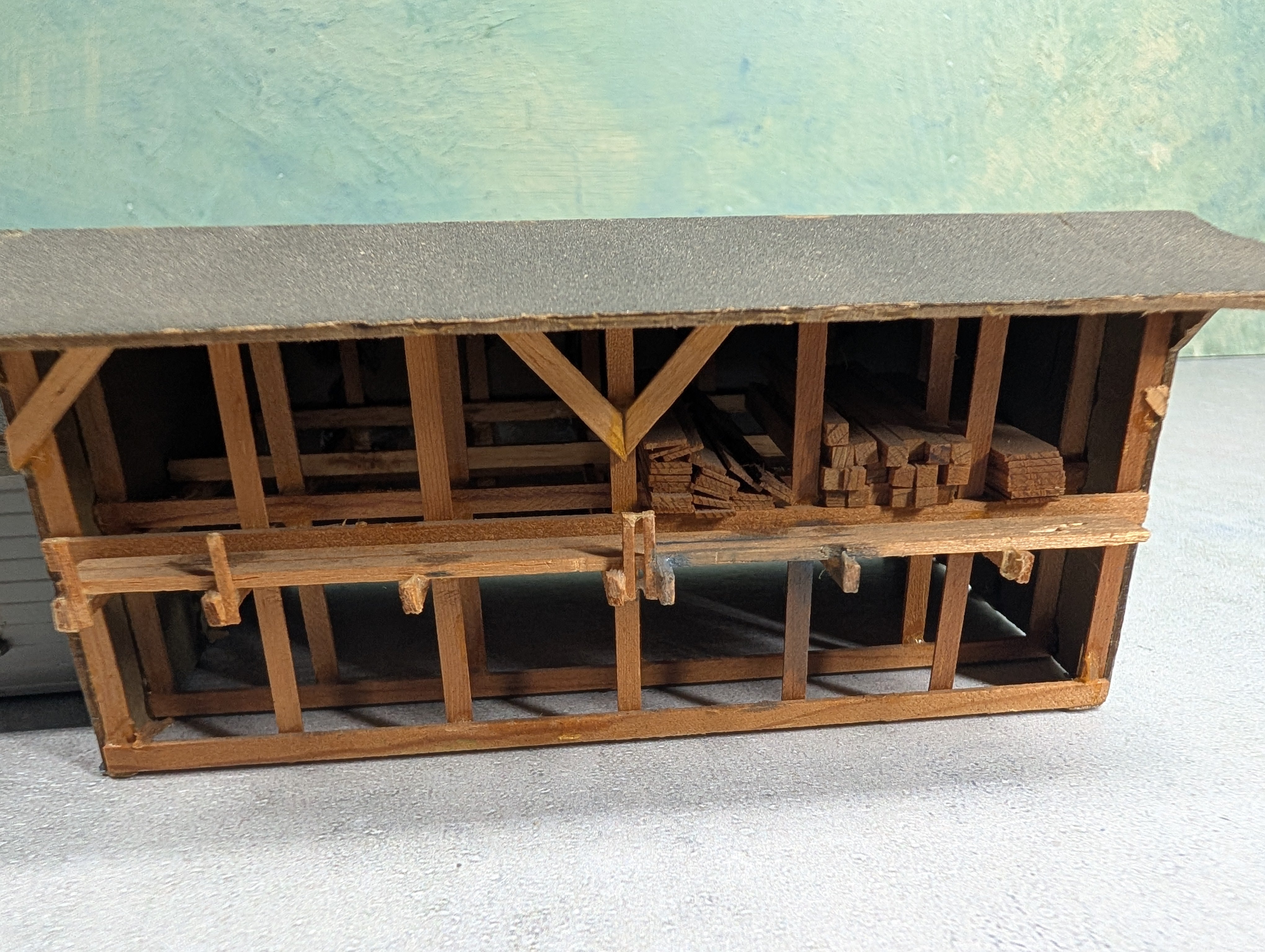 USED HO Scale Valley Lumber Co, Scratch Built, Lumber