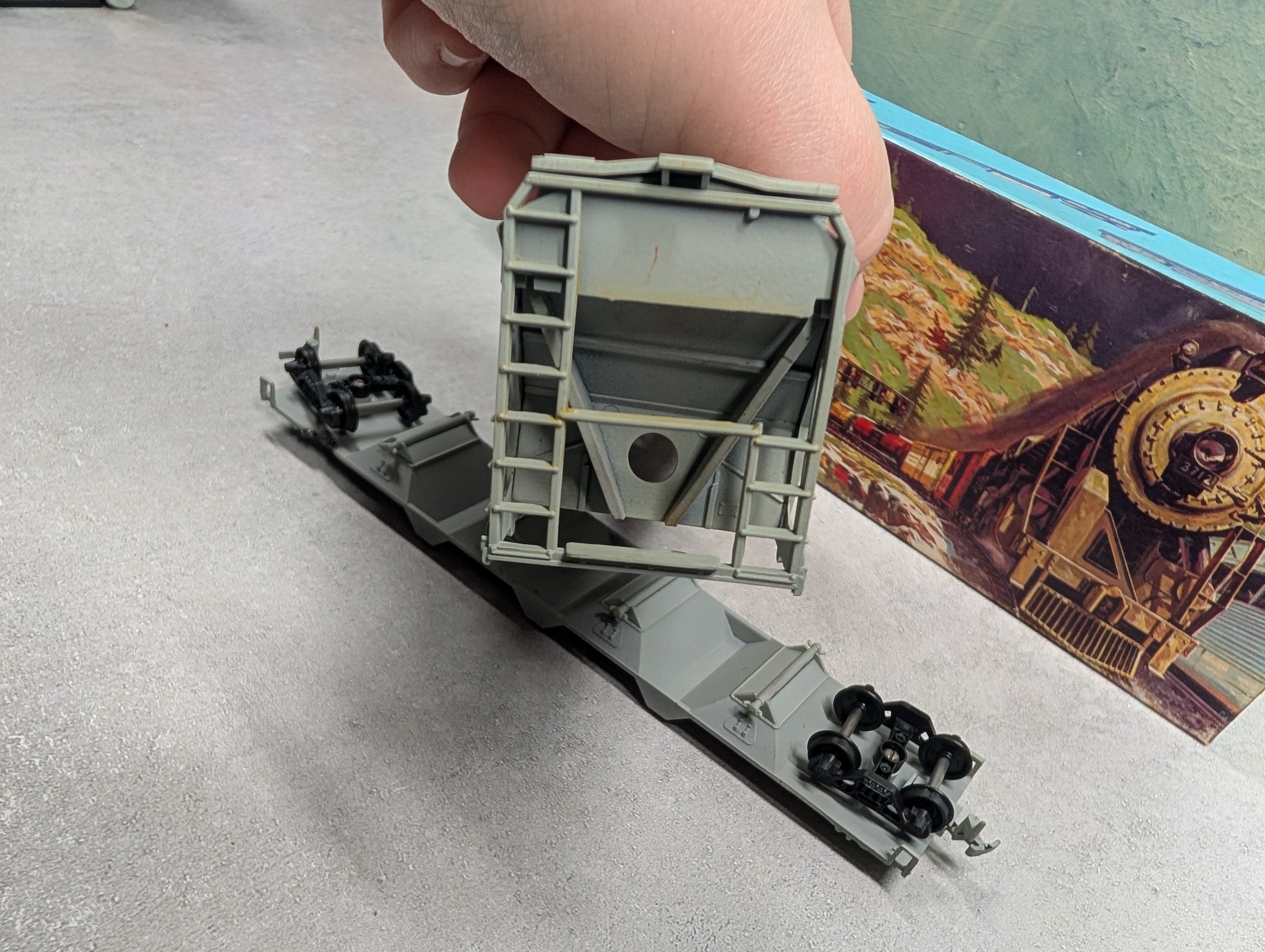 USED Athearn HO Scale 55' ACF Center Flow Louisville & Nashville L&N #202035 Custom Started KIT