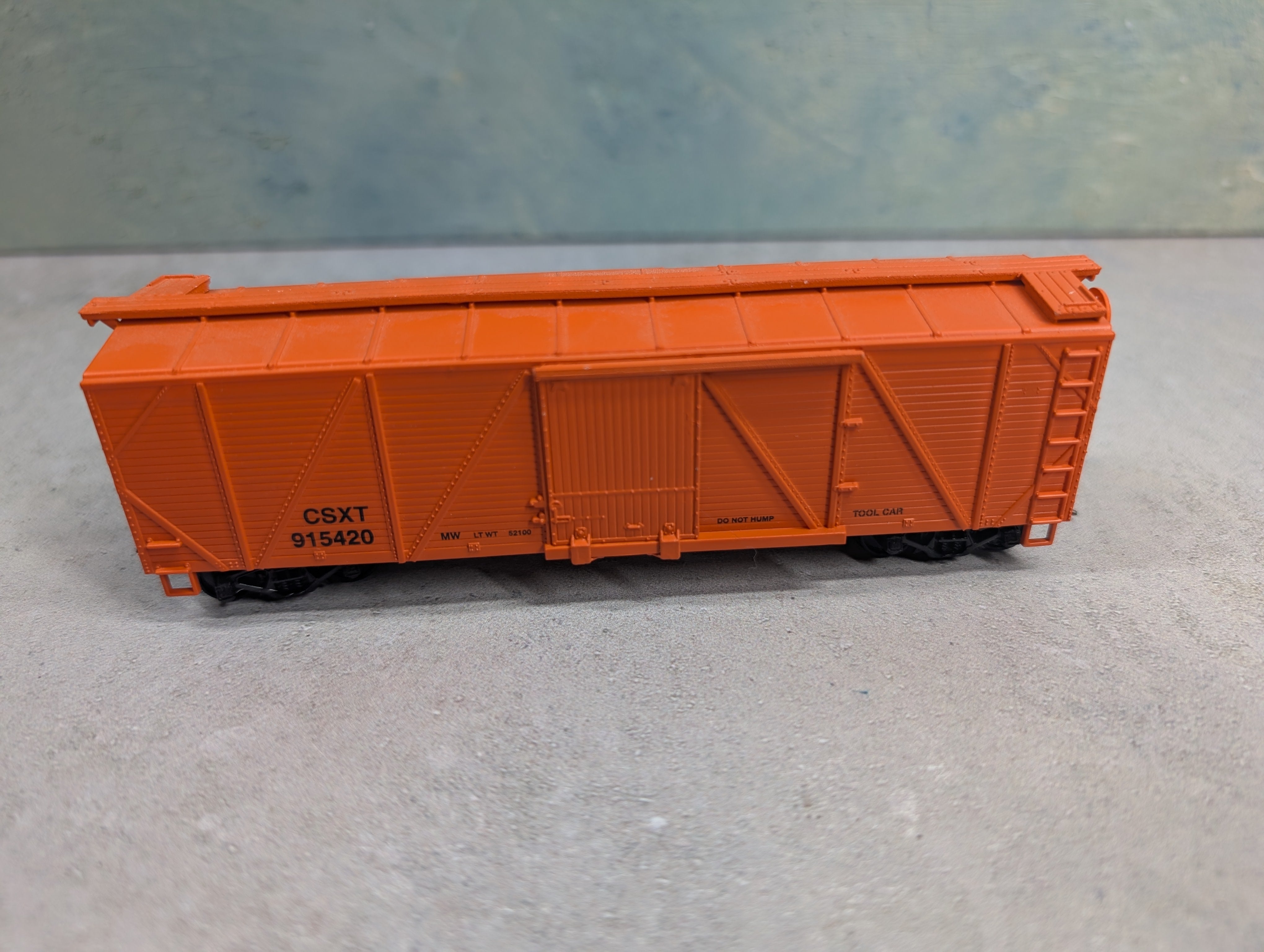 USED Walthers 932-915 HO Scale Orange MOW Work Train #1 CSX CSXT (6 pcs)