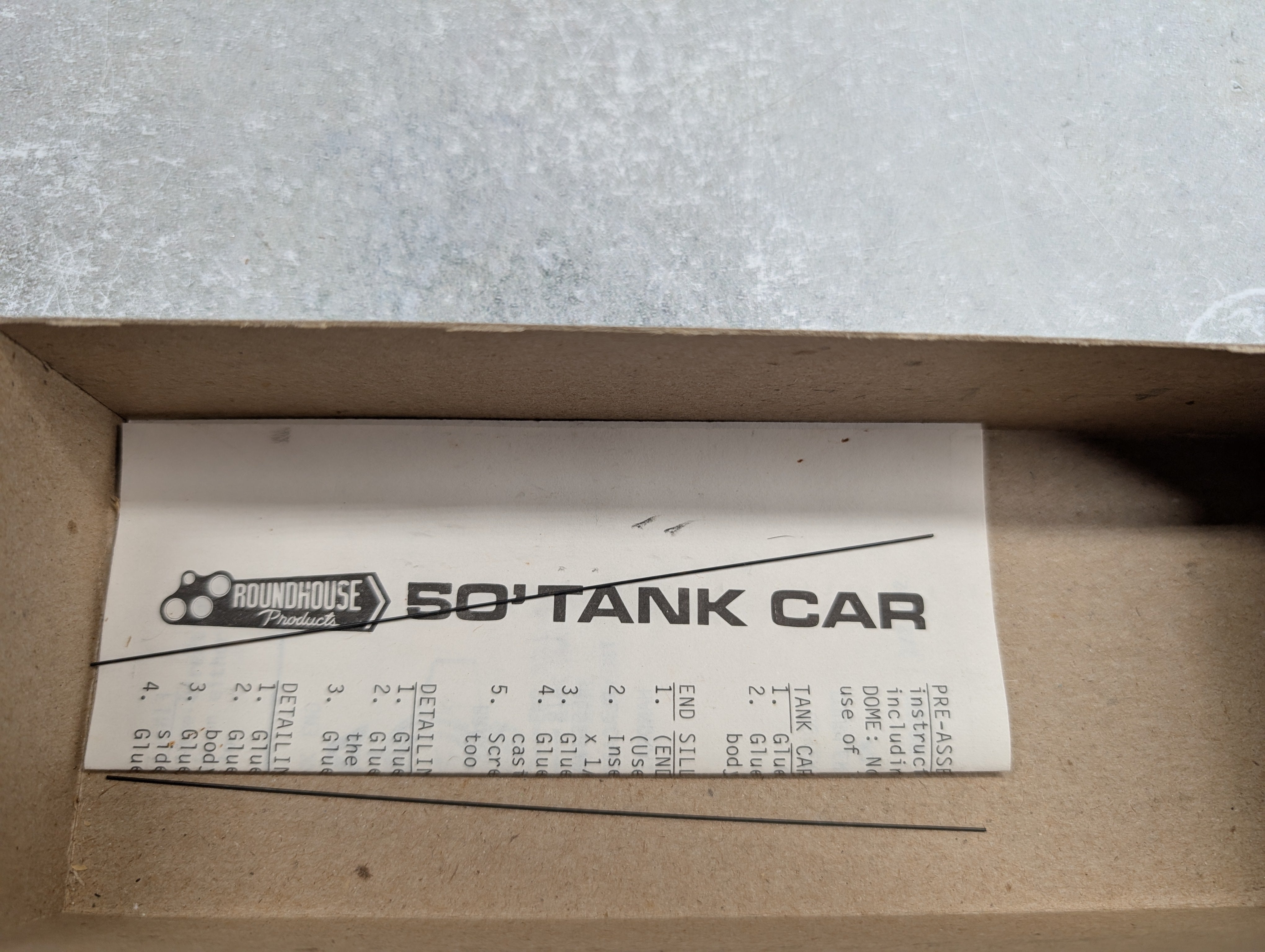 USED Roundhouse 3250 HO Scale 50' Tank Car ADM UELX #78627 KIT