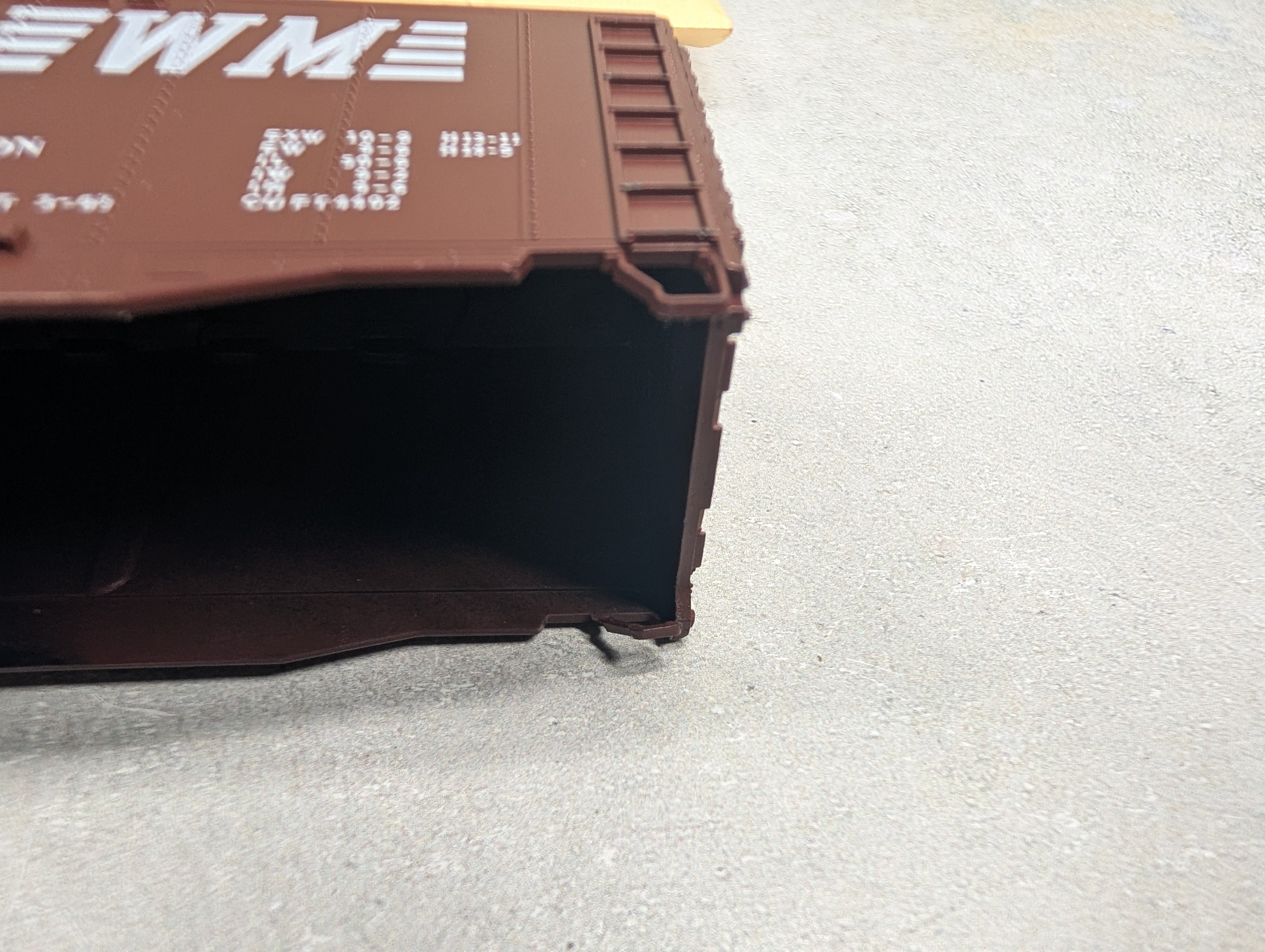 USED Athearn HO Scale 50' PD Box Car Western Maryland WM #34002 Bev-Bel KIT