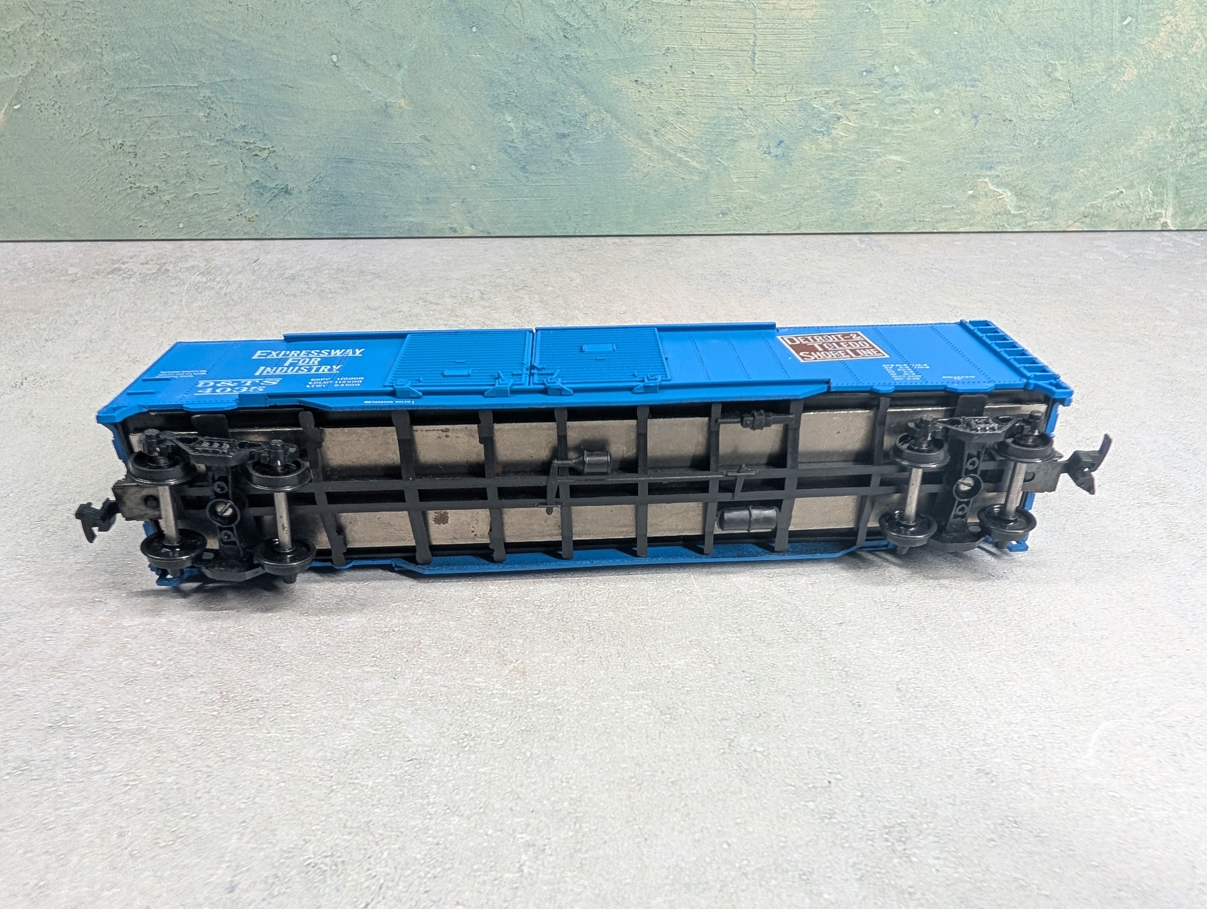 USED Athearn 1307 HO Scale 50' DD Box Car Detroit & Toledo Shore Line D&TS #4035
