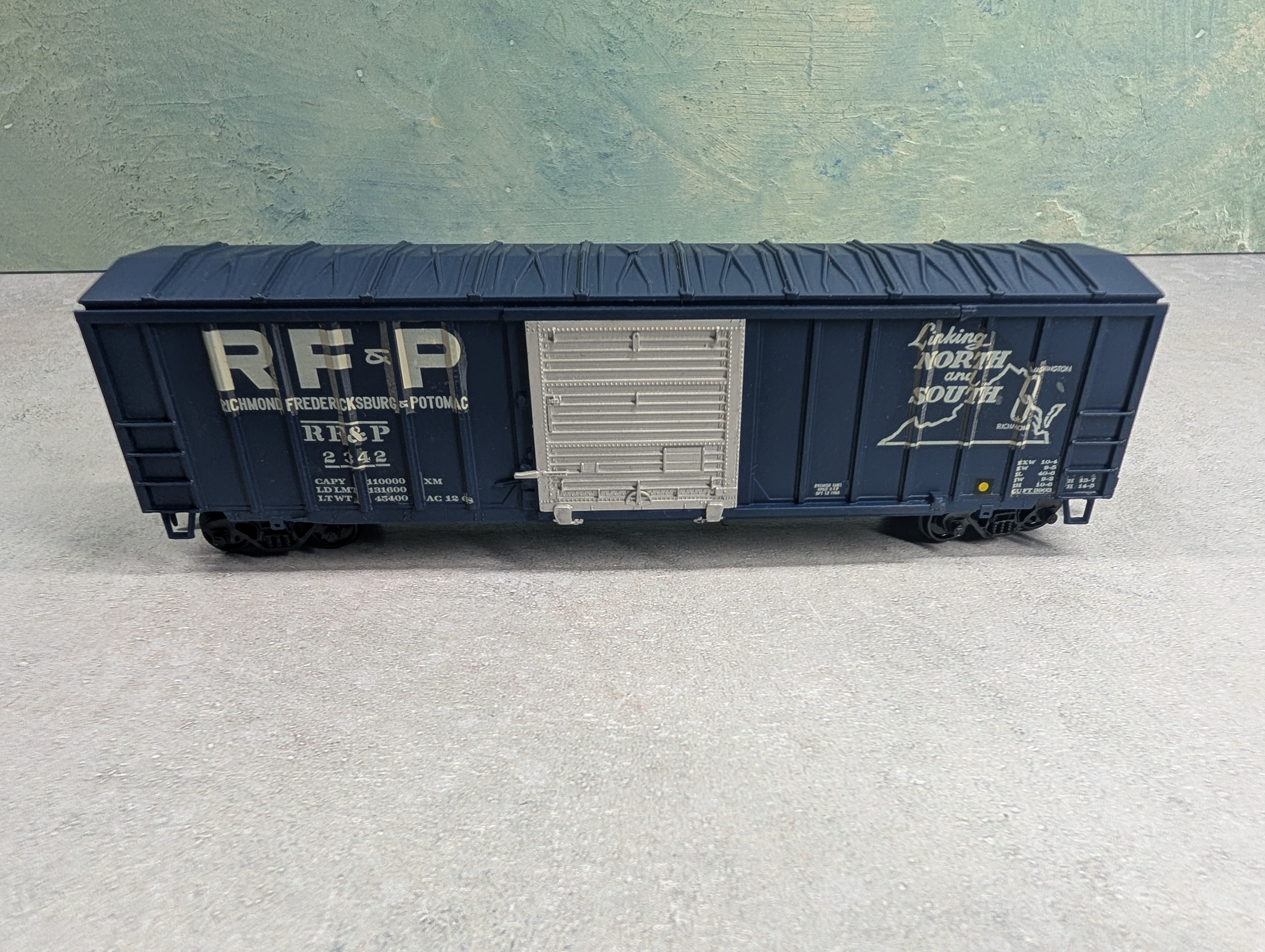 USED Athearn HO Scale 50' Railbox Box Car Richmond Fredricksburg & Potomac RF&P #2342 Decals