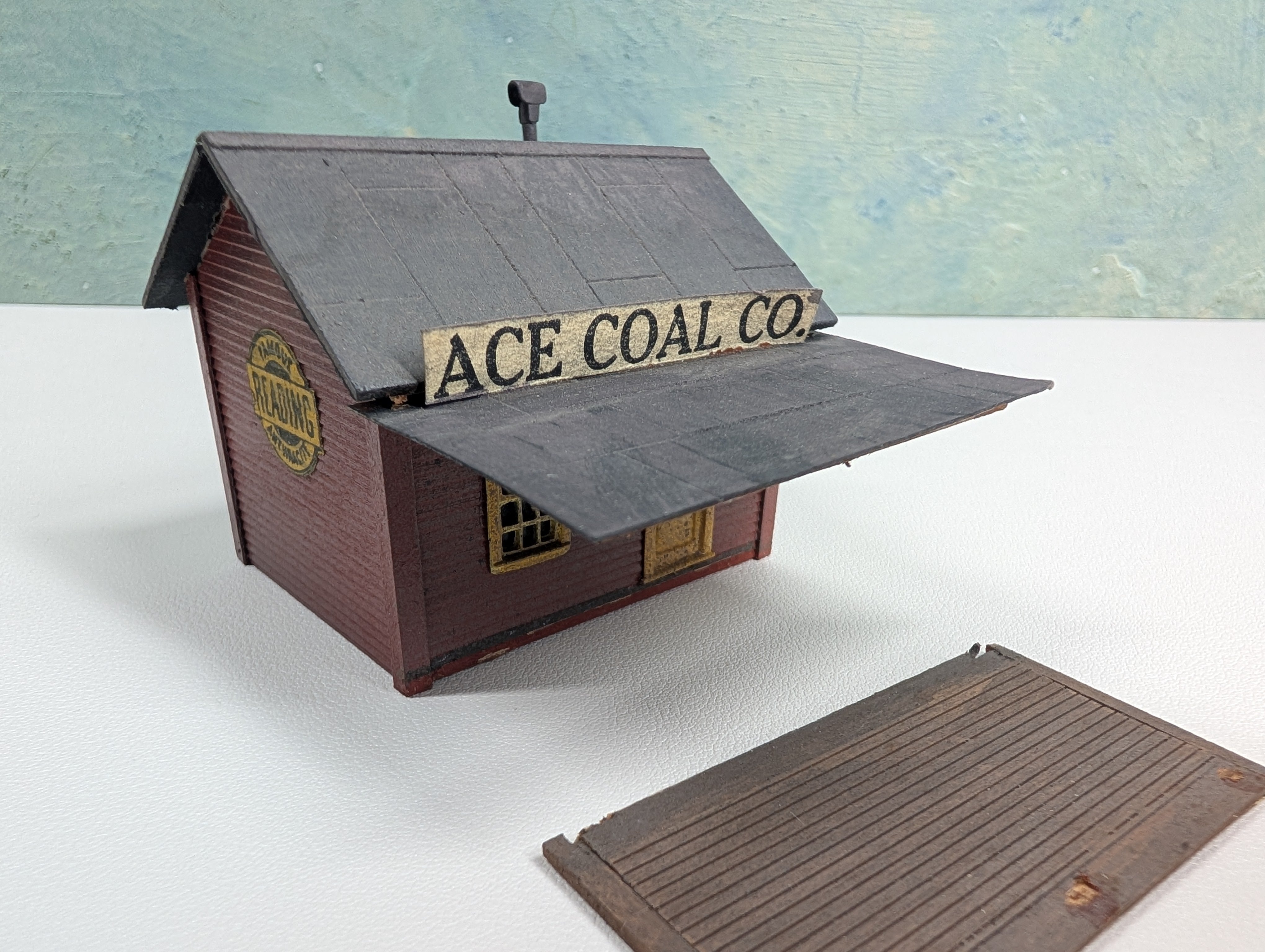 USED HO Scale Ace Coal Co, Scratch Built Building