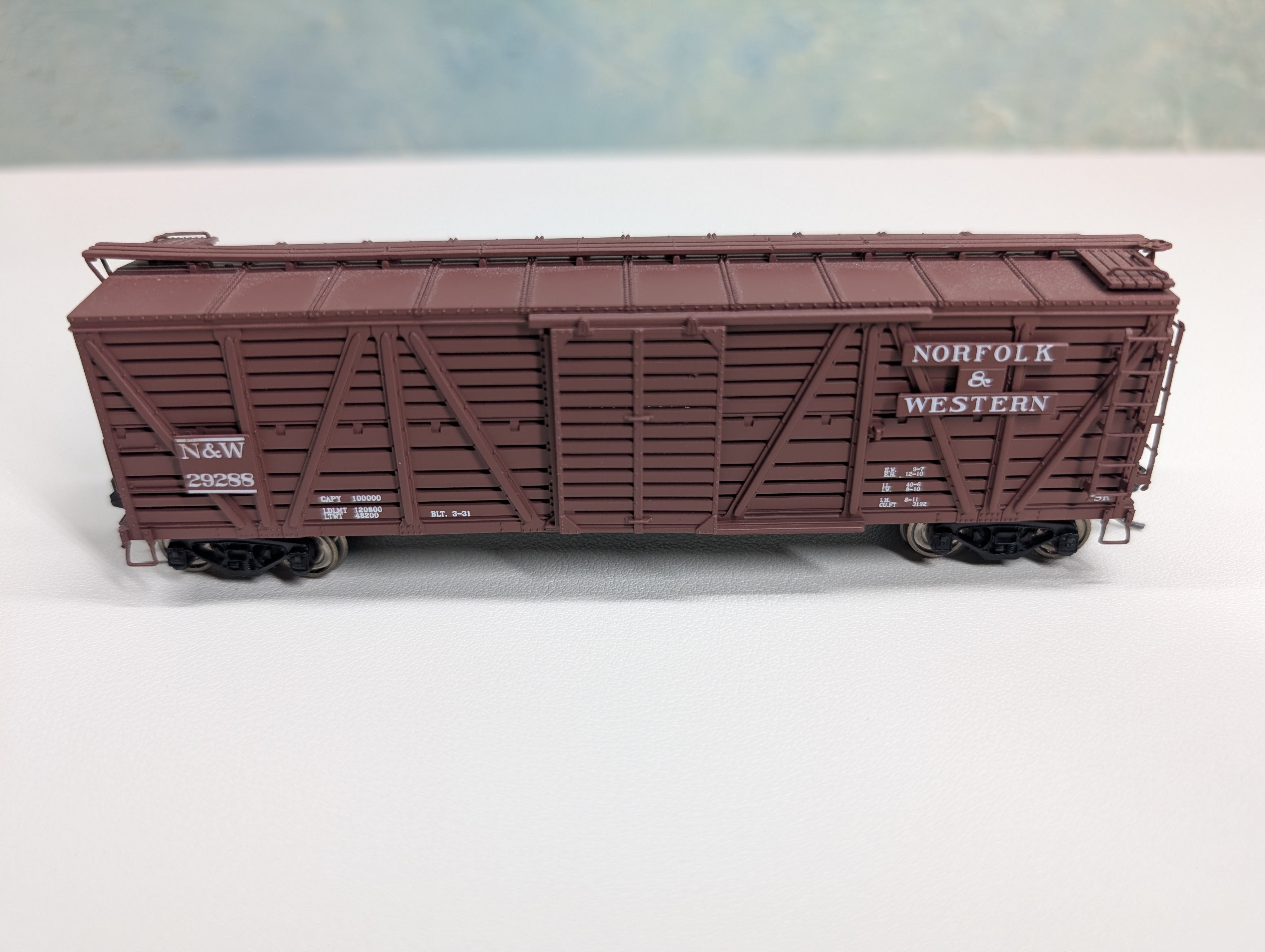 USED Broadway Limited 851 HO Scale Stock Car Norfolk & Western N&W #29288