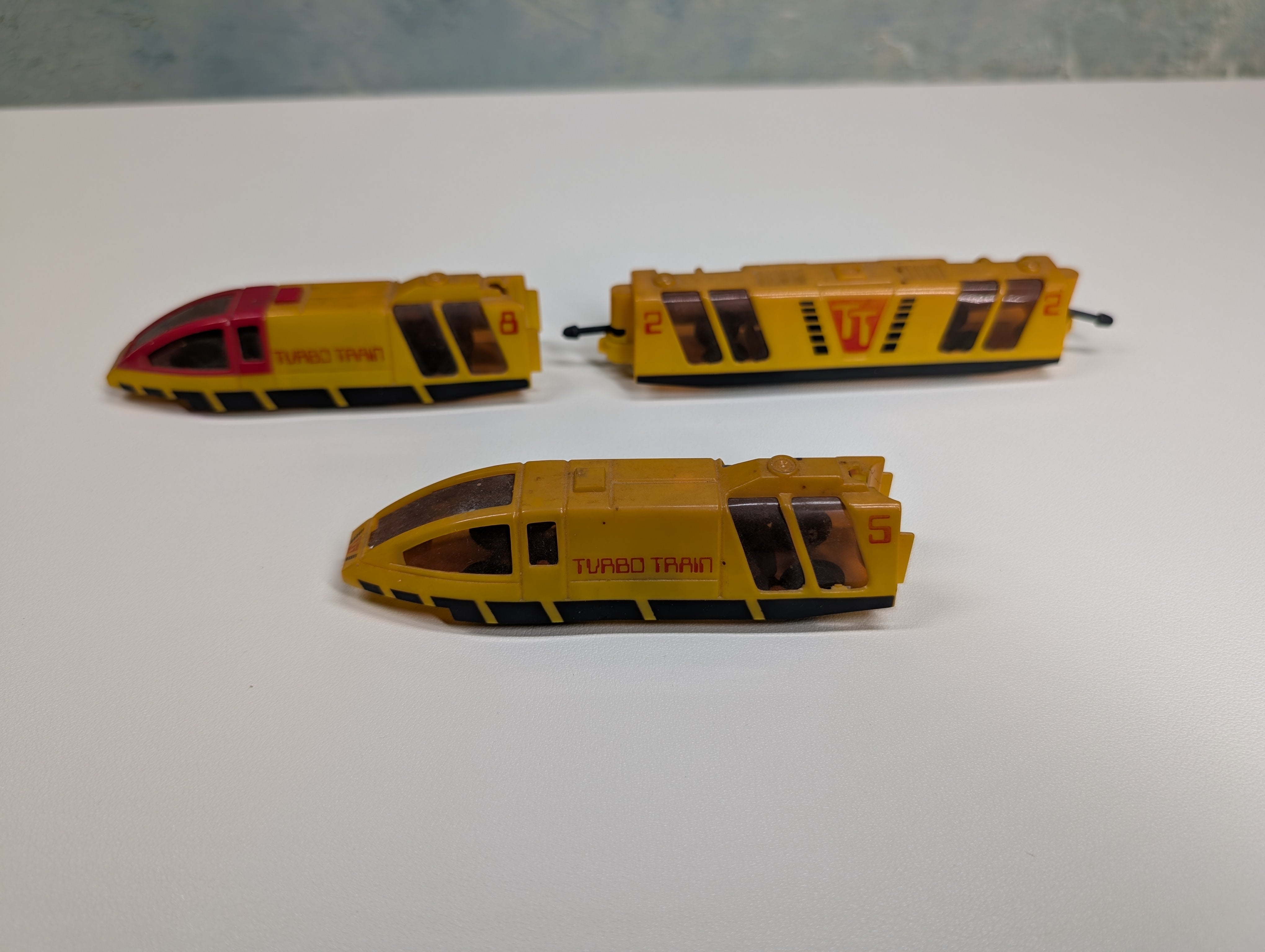 USED Tyco Untested Slot Car Yellow Turbo Train