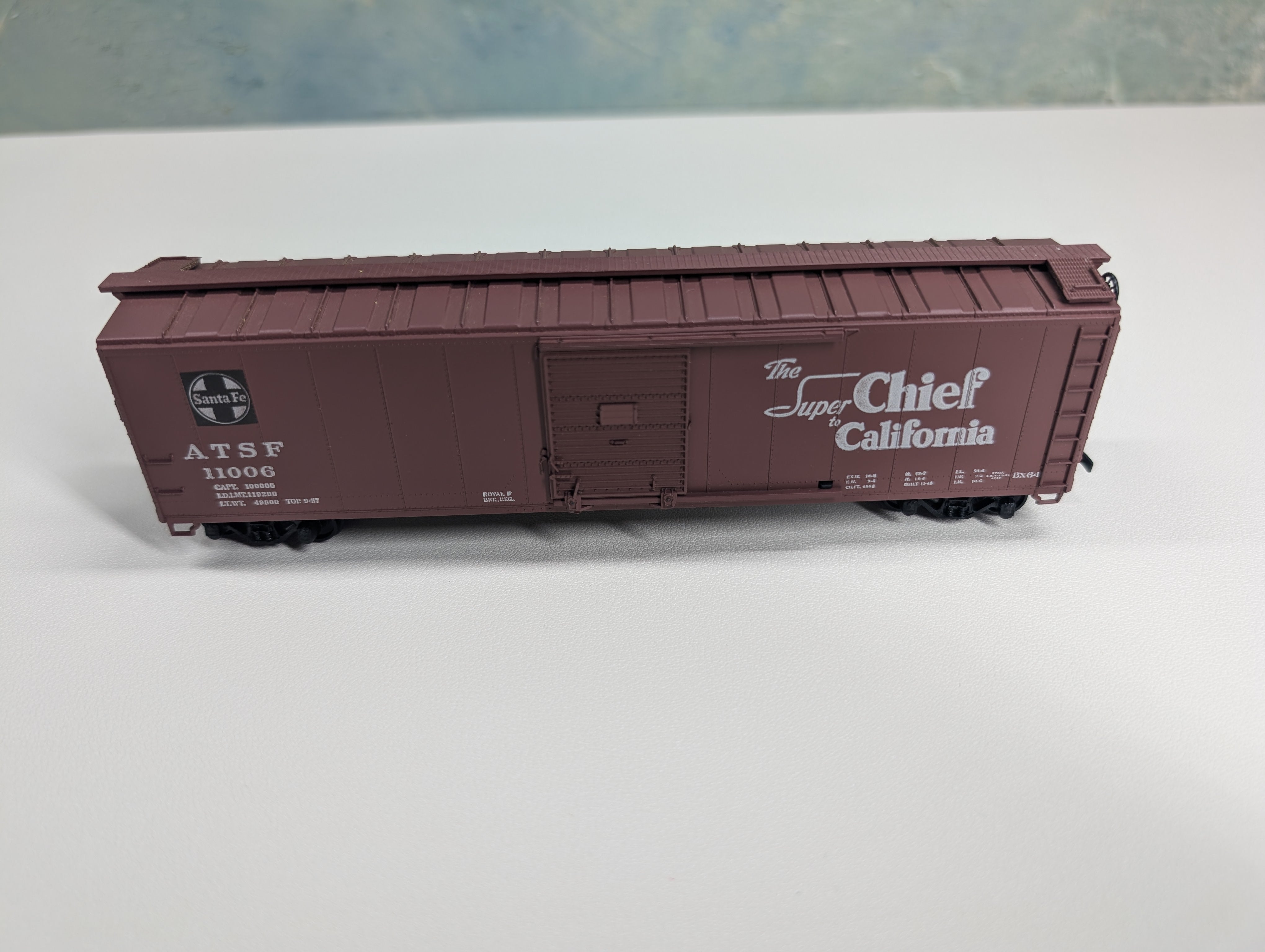 USED Athearn HO Scale 50' Box Car Santa Fe ATSF #11006