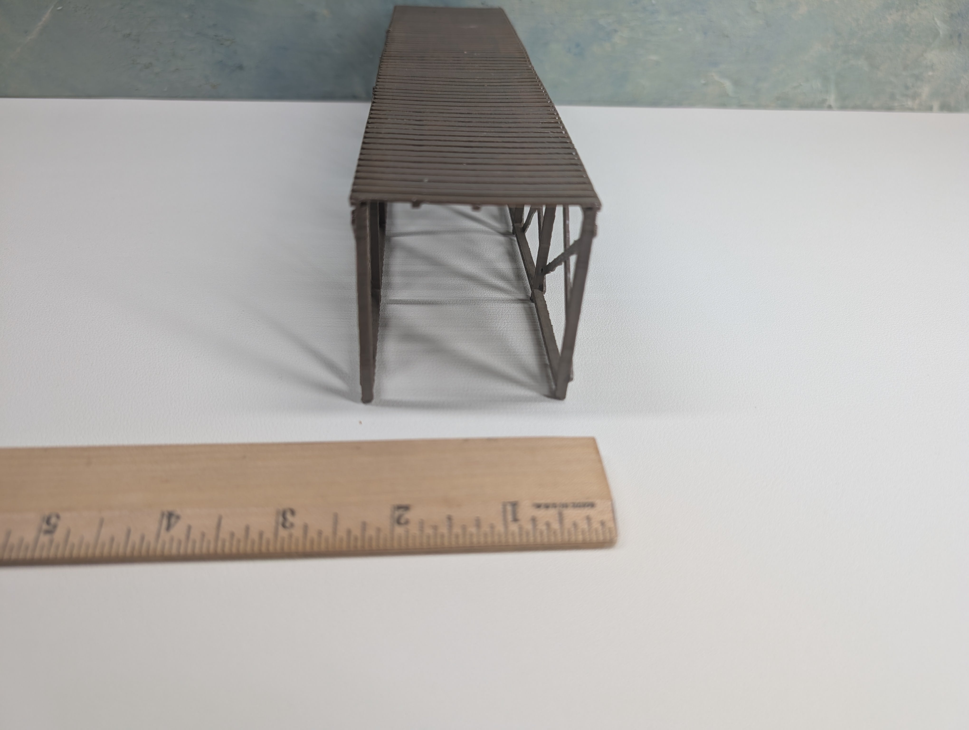 USED HO Scale Wooden Platform or Walkway Bridge 0