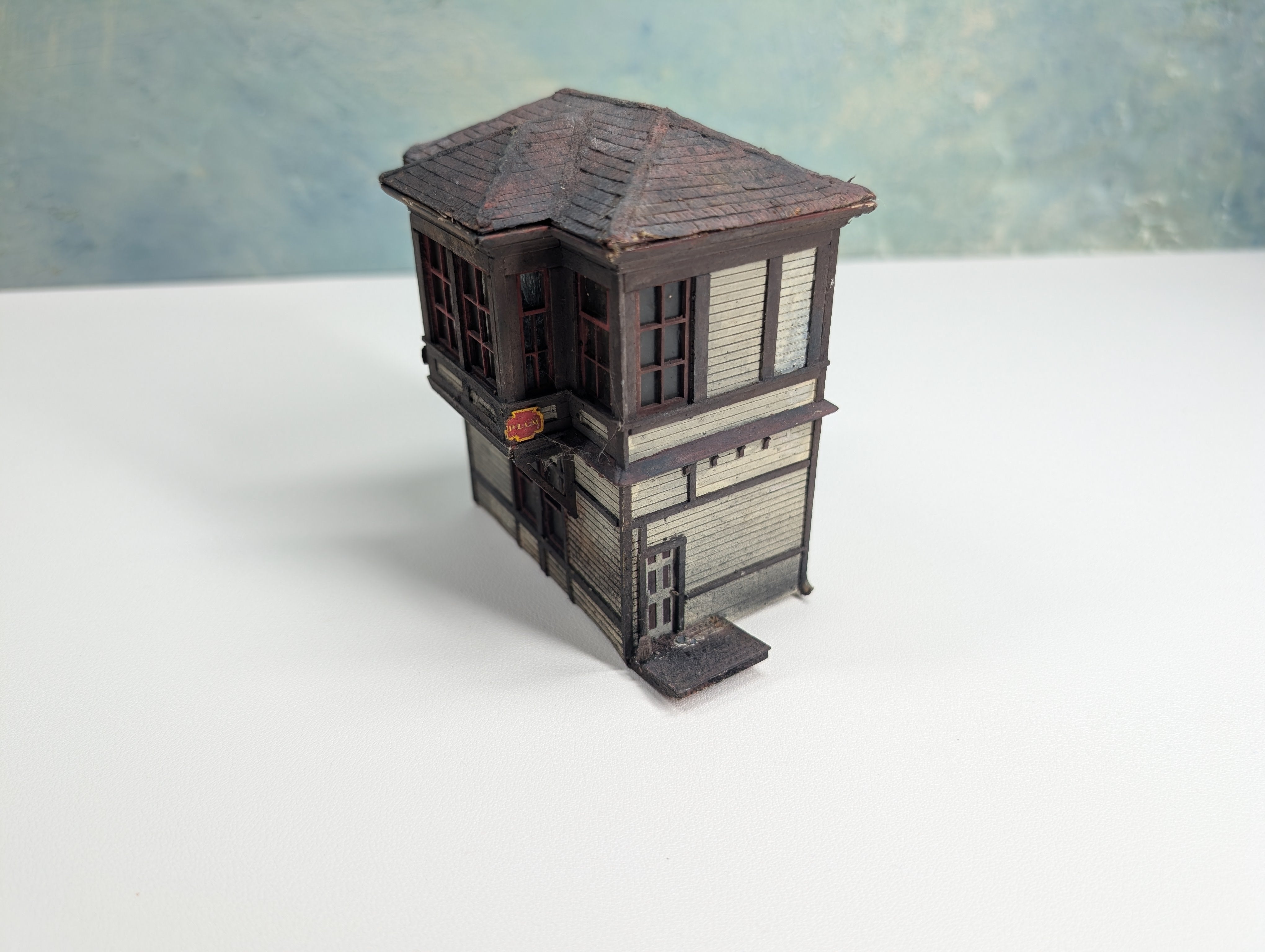 USED HO Scale Scratch Built Interlocking Tower