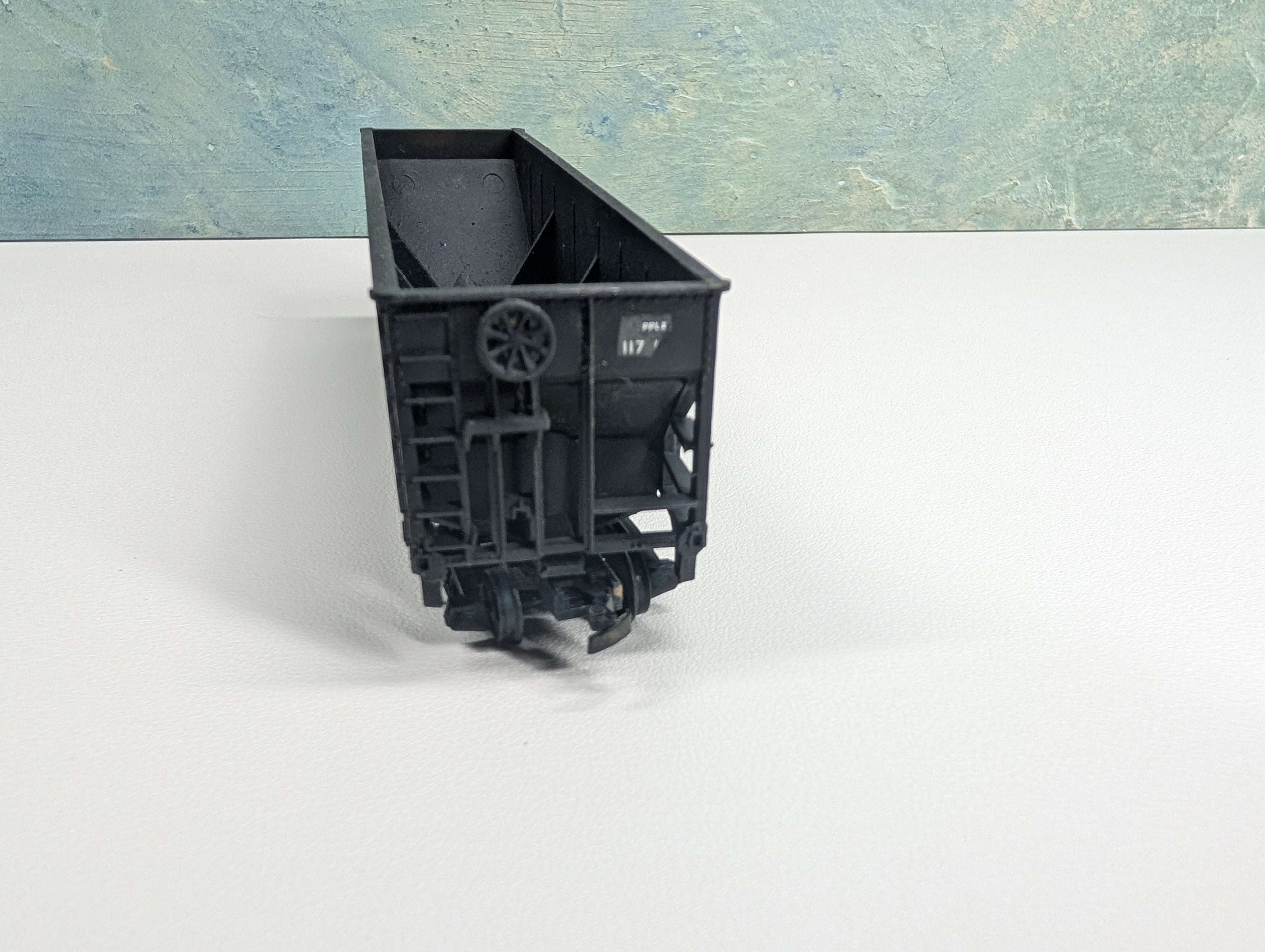 USED HO Scale 100 Ton Hopper PPLX #117 Decal