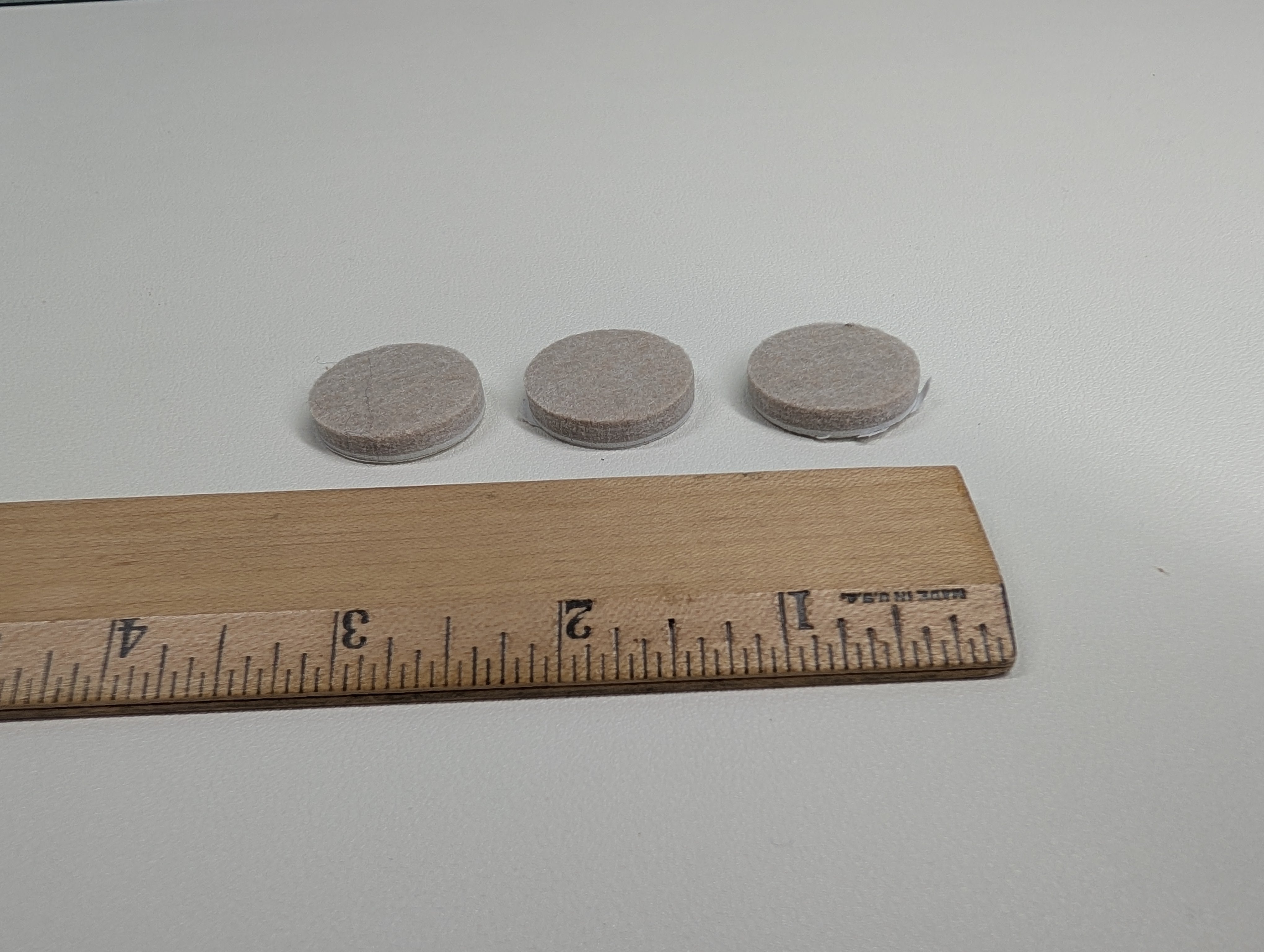 USED HO Scale Track Cleaning Car Replacement Felt Pads (3 pcs)