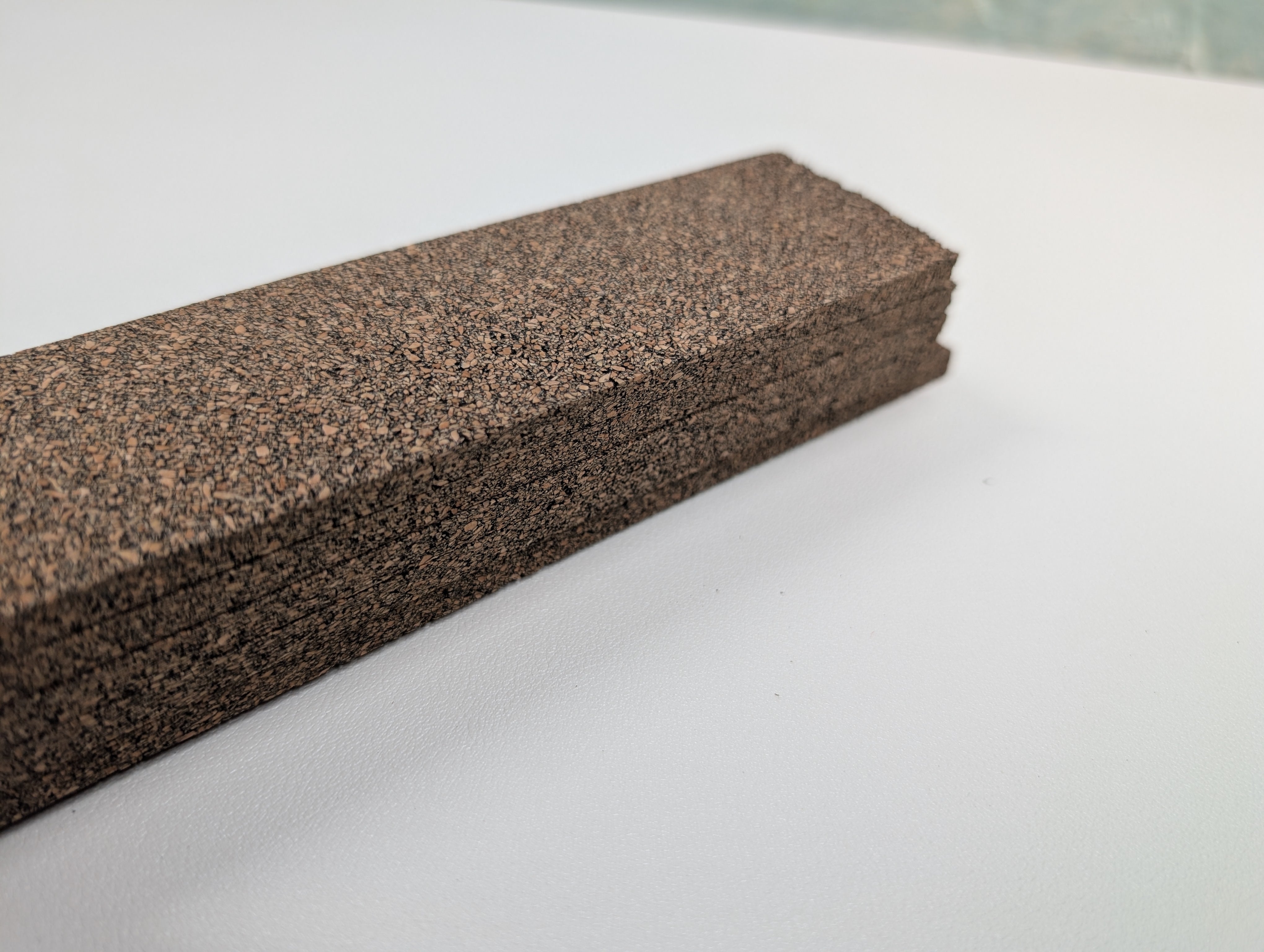 USED Life-Like 8627 HO Scale Curvable Cork Roadbed (Approx 35") (15 pcs)