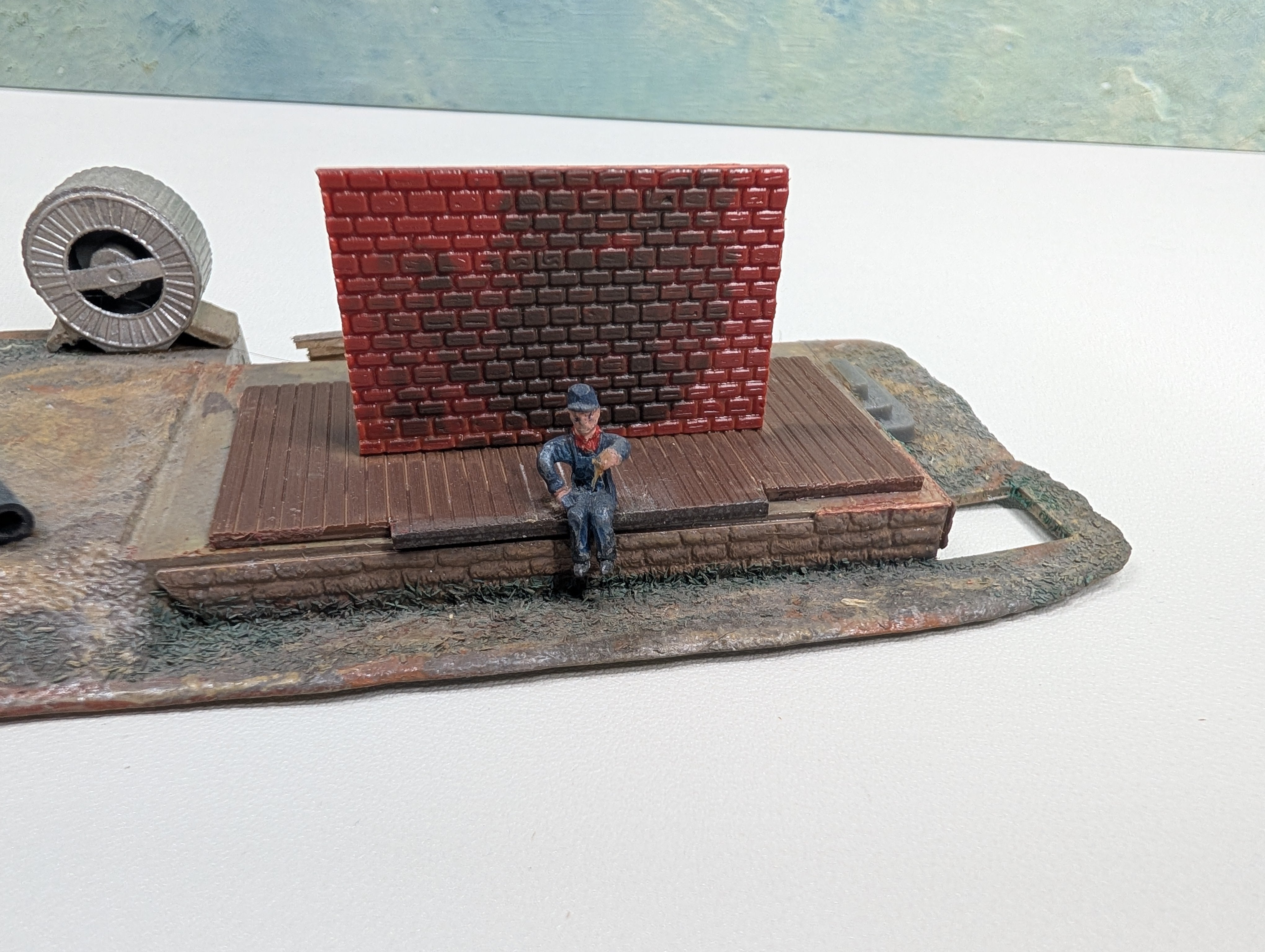 USED HO Scale Construction Building Platform