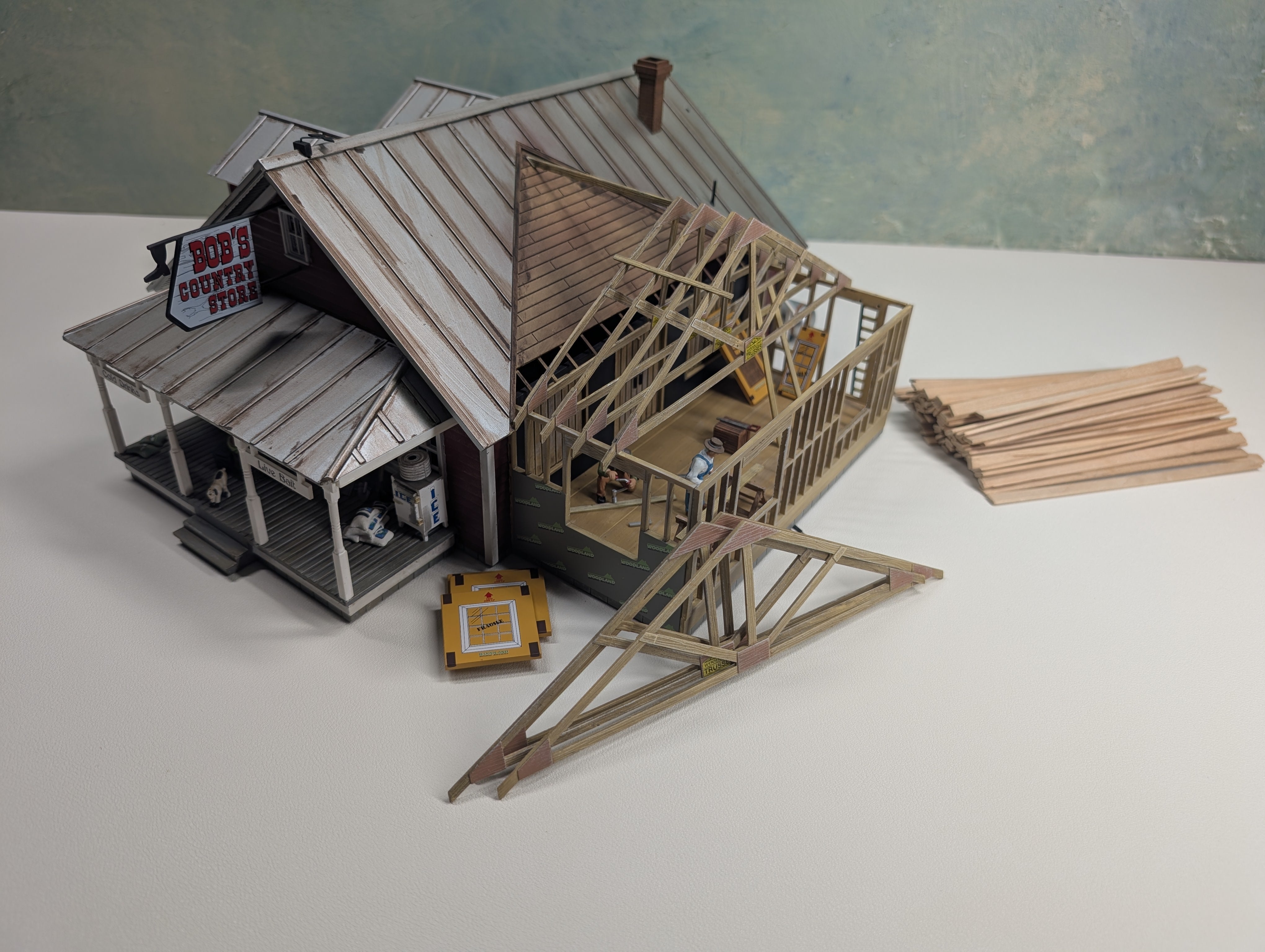 USED Woodland Scenics BR5845 O Country Store Expansion