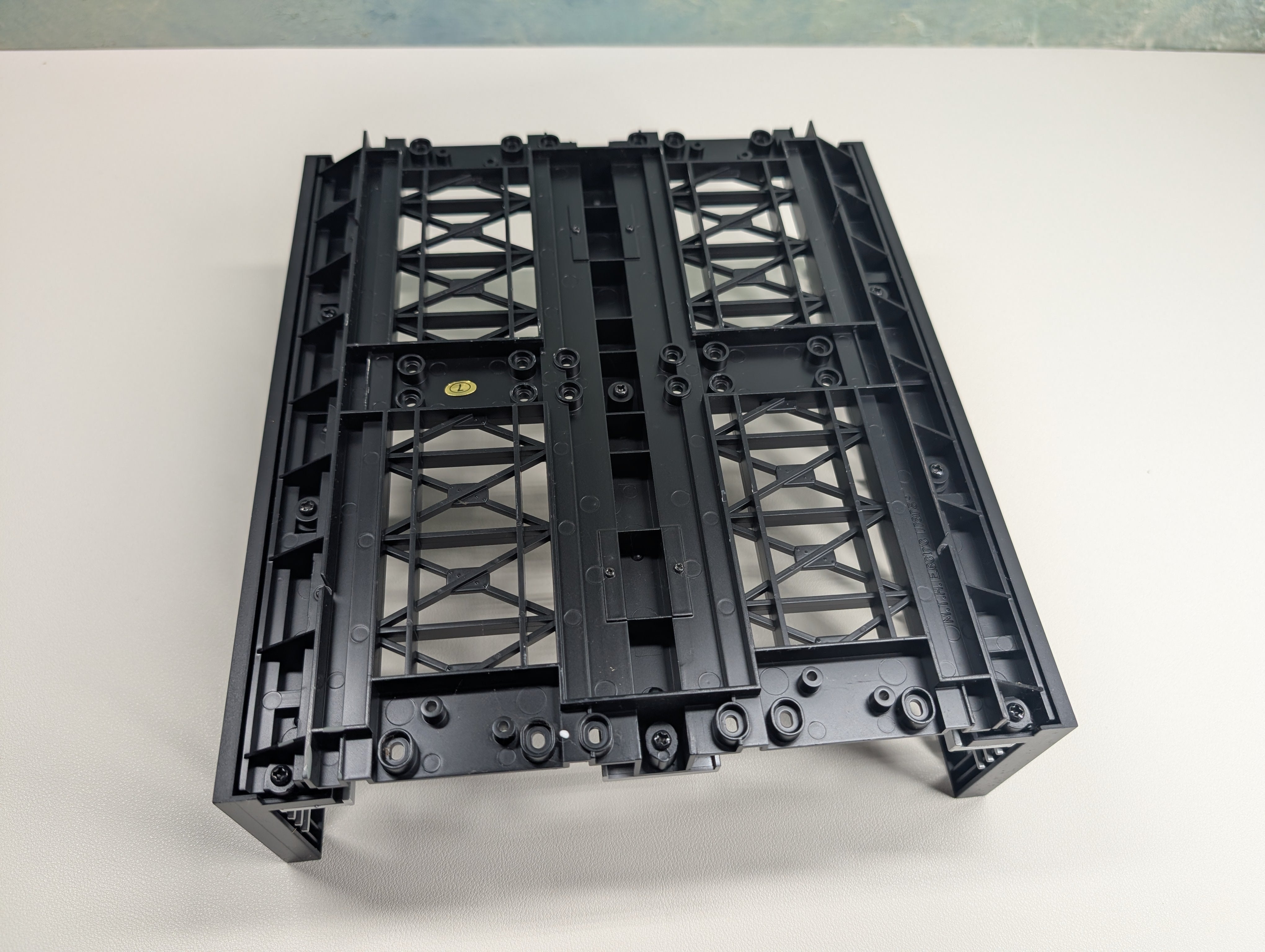 USED MTH O Double-Track Bridge Girder, Black & Silver