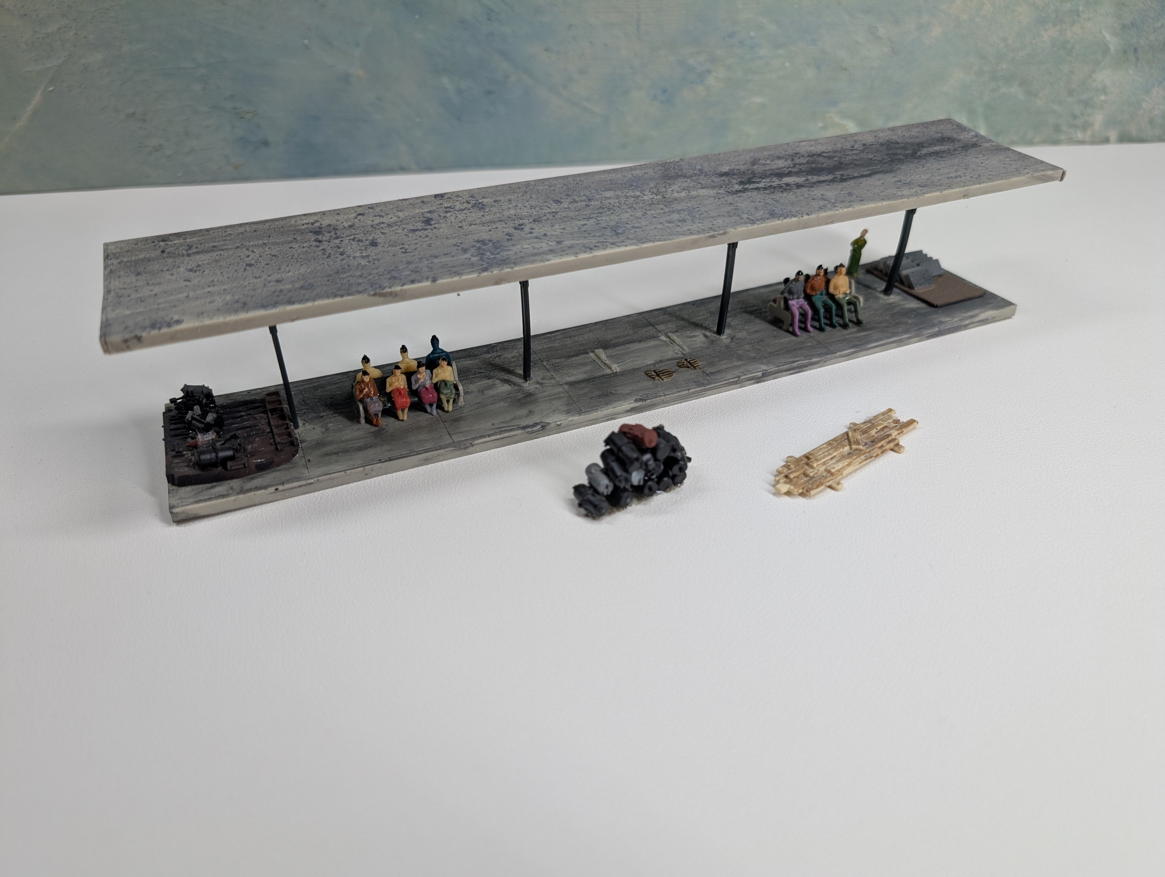 USED HO Scale Passenger Station with Details
