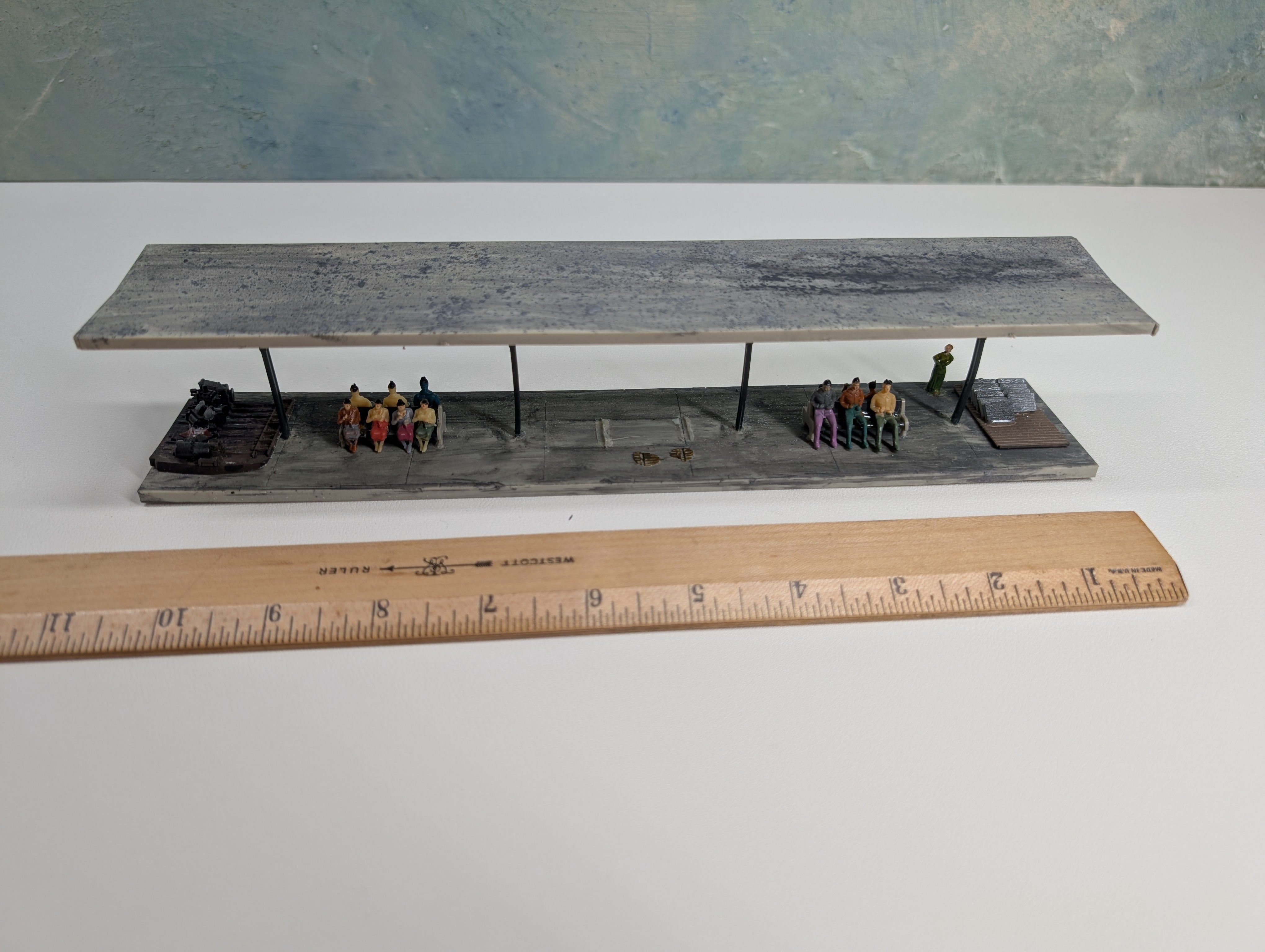 USED HO Scale Passenger Station with Details