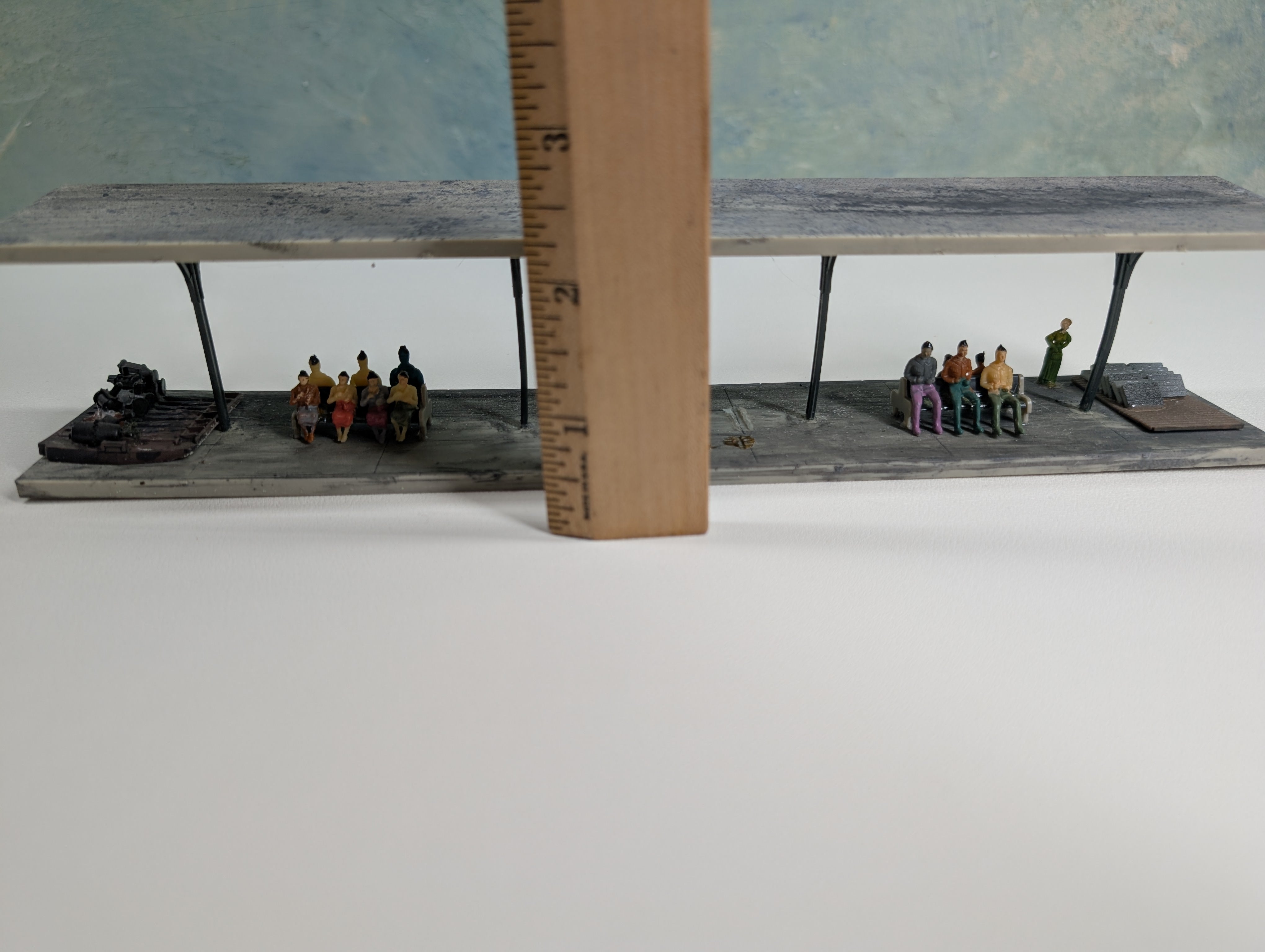 USED HO Scale Passenger Station with Details