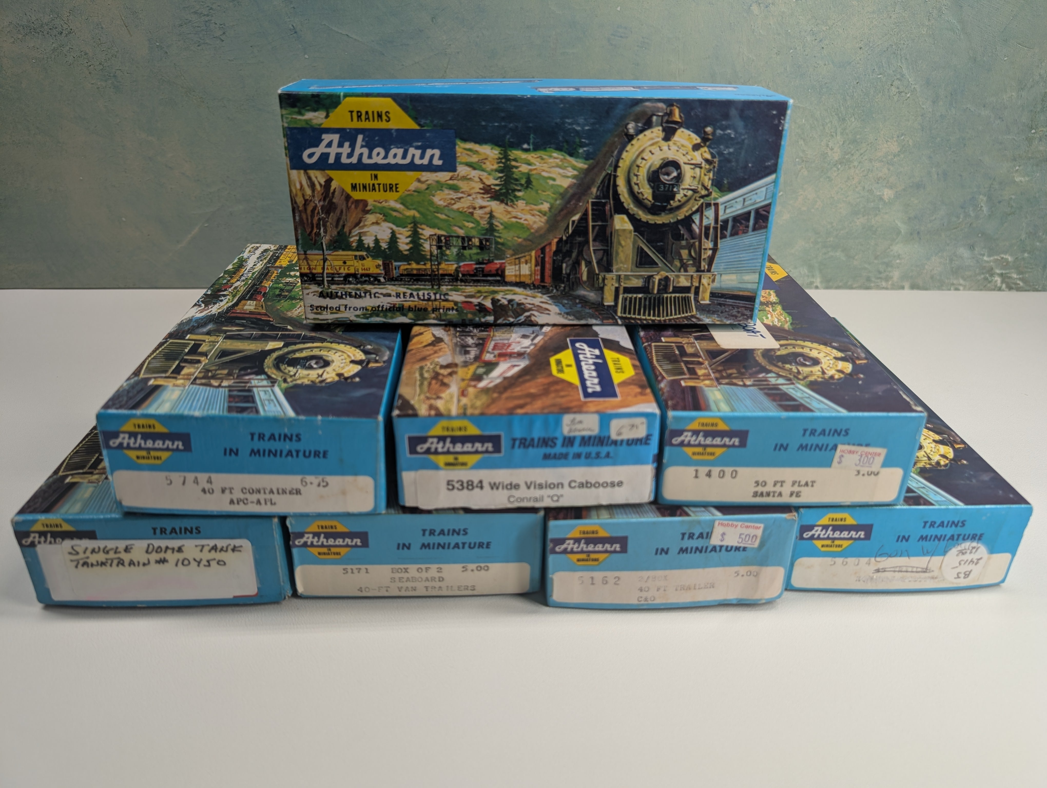 USED Athearn HO Scale Empty Boxes for Storage