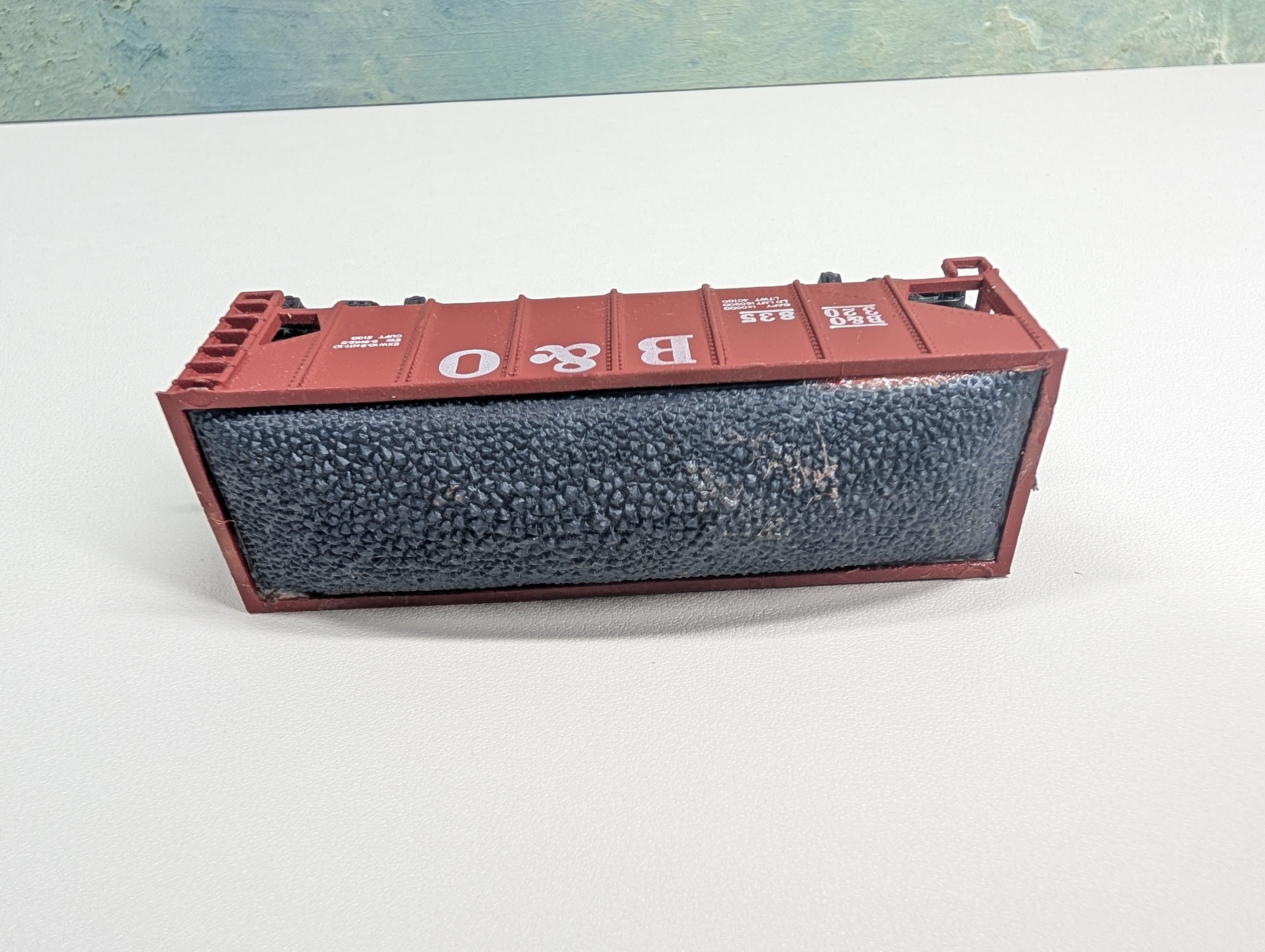 USED Life-Like HO Scale 2 Bay Hopper Baltimore and Ohio B&O #320835