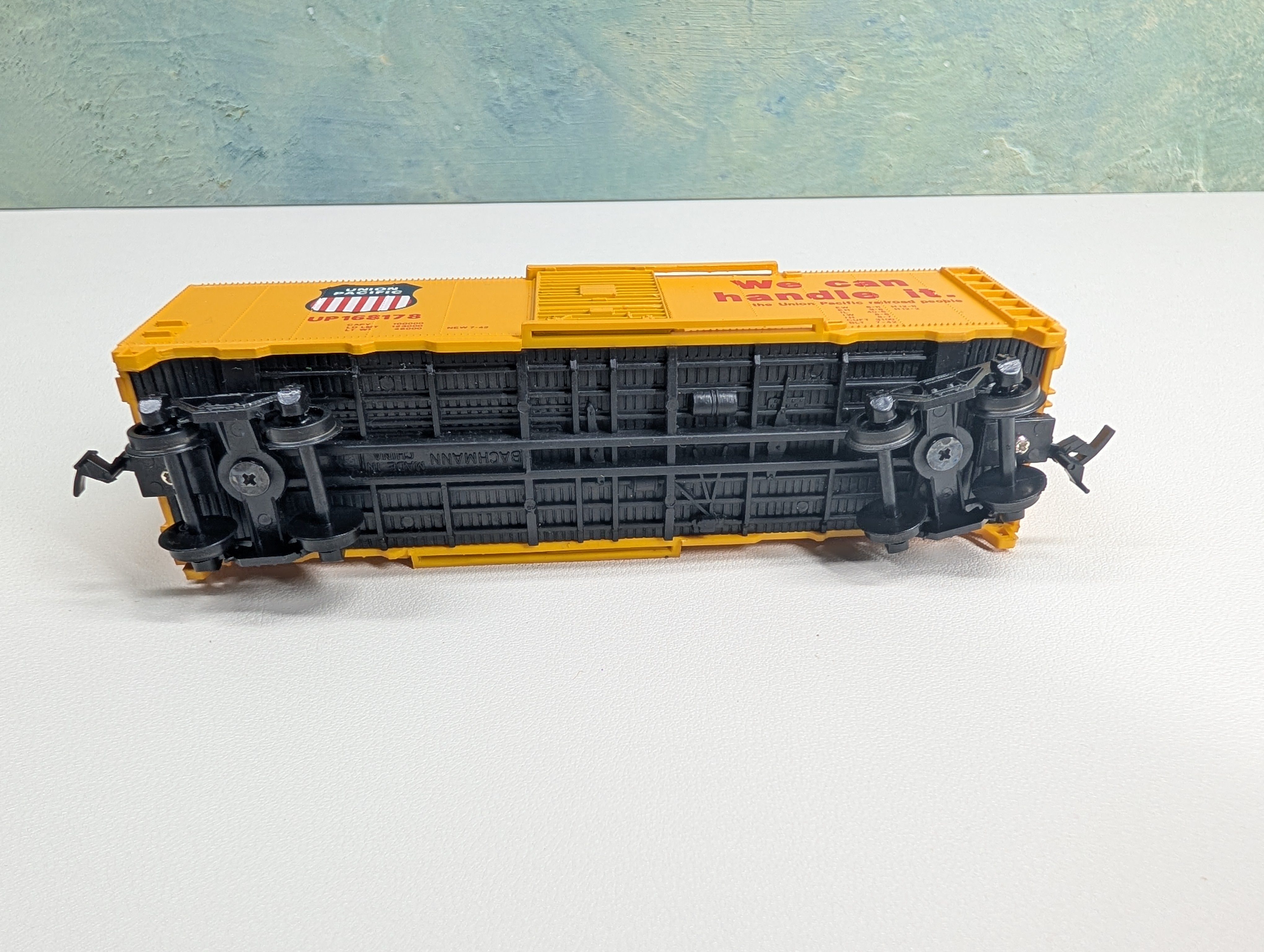 USED Bachmann 76036 HO Scale 40' Box Car Union Pacific UP #168178