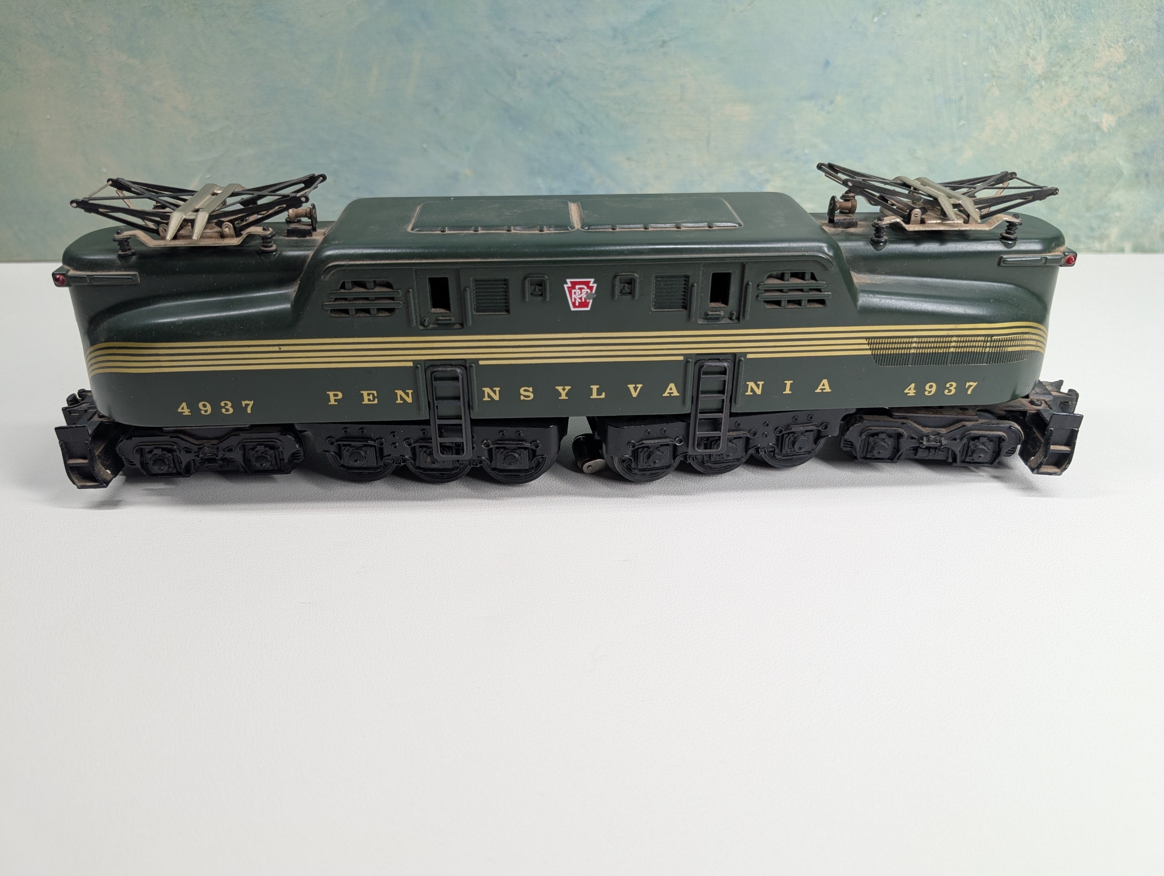 USED Williams O GG-1 Locomotive Pennsylvania #4937 Green 5 Stripe, Tested