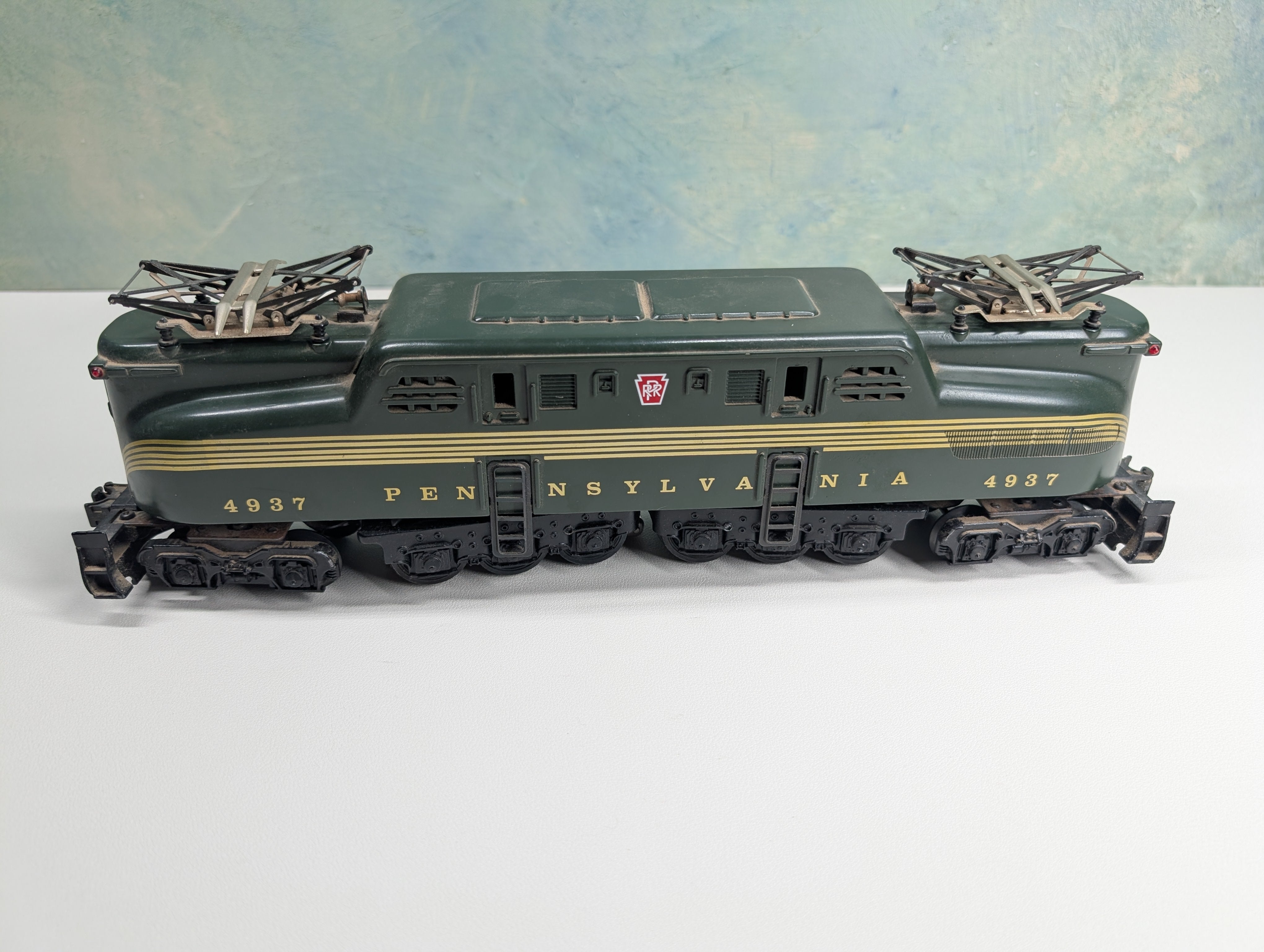 USED Williams O GG-1 Locomotive Pennsylvania #4937 Green 5 Stripe, Tested