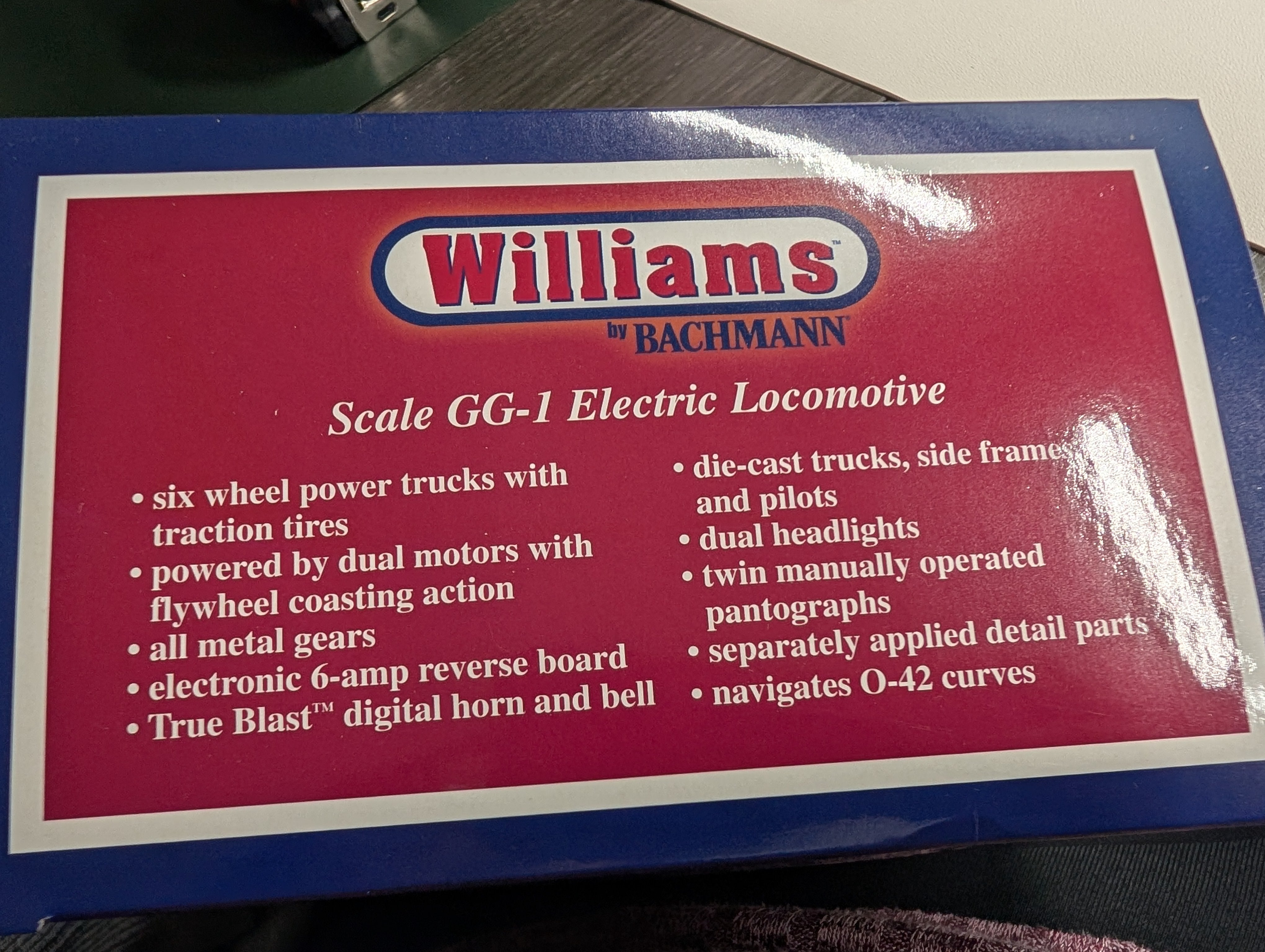 USED Williams 41851 O Scale GG-1 Locomotive Pennsylvania #4909 Tested True Blast Plus Sounds