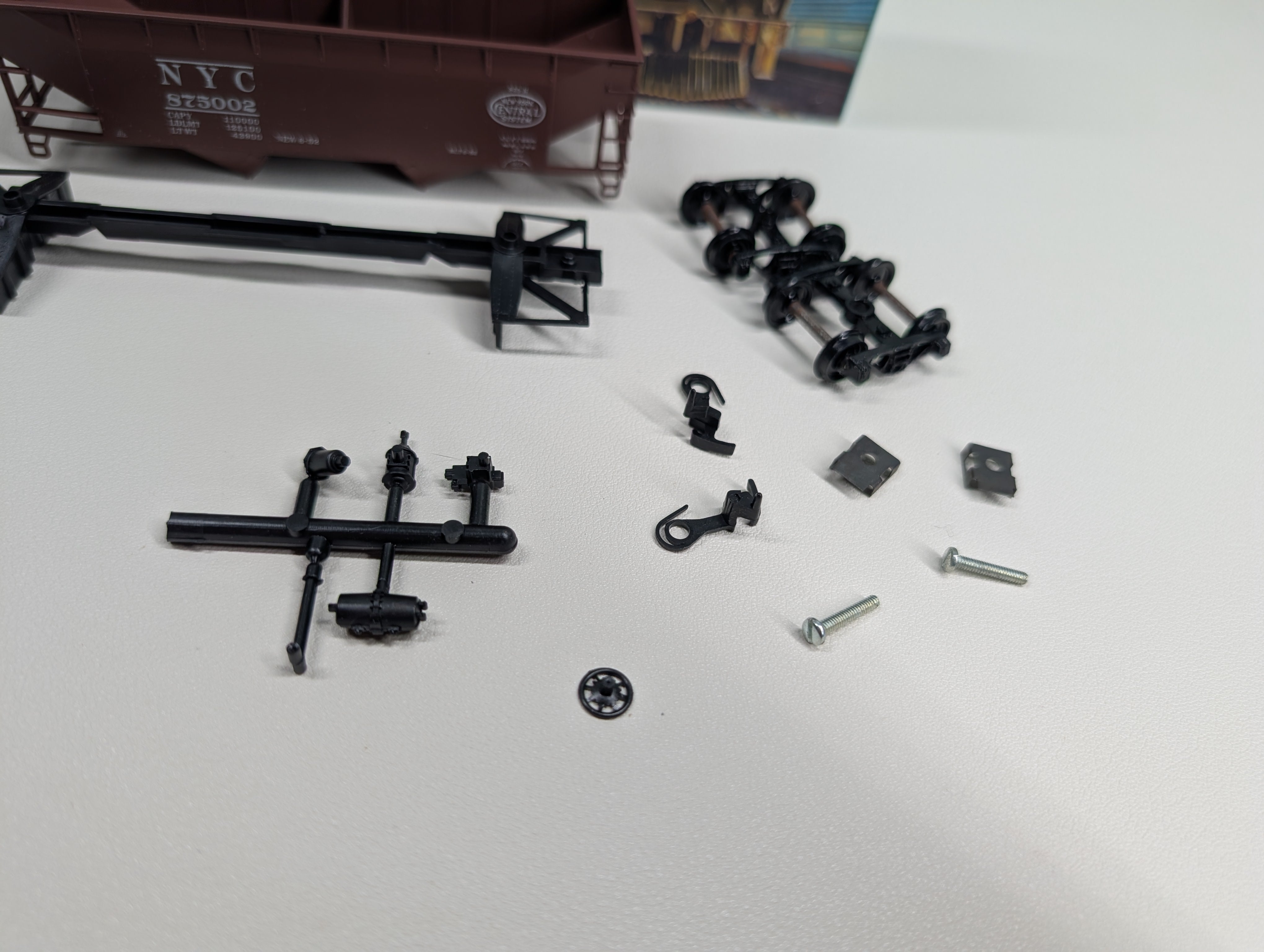 USED Athearn HO Scale 2 Bay Hopper New York Central NYC #875002