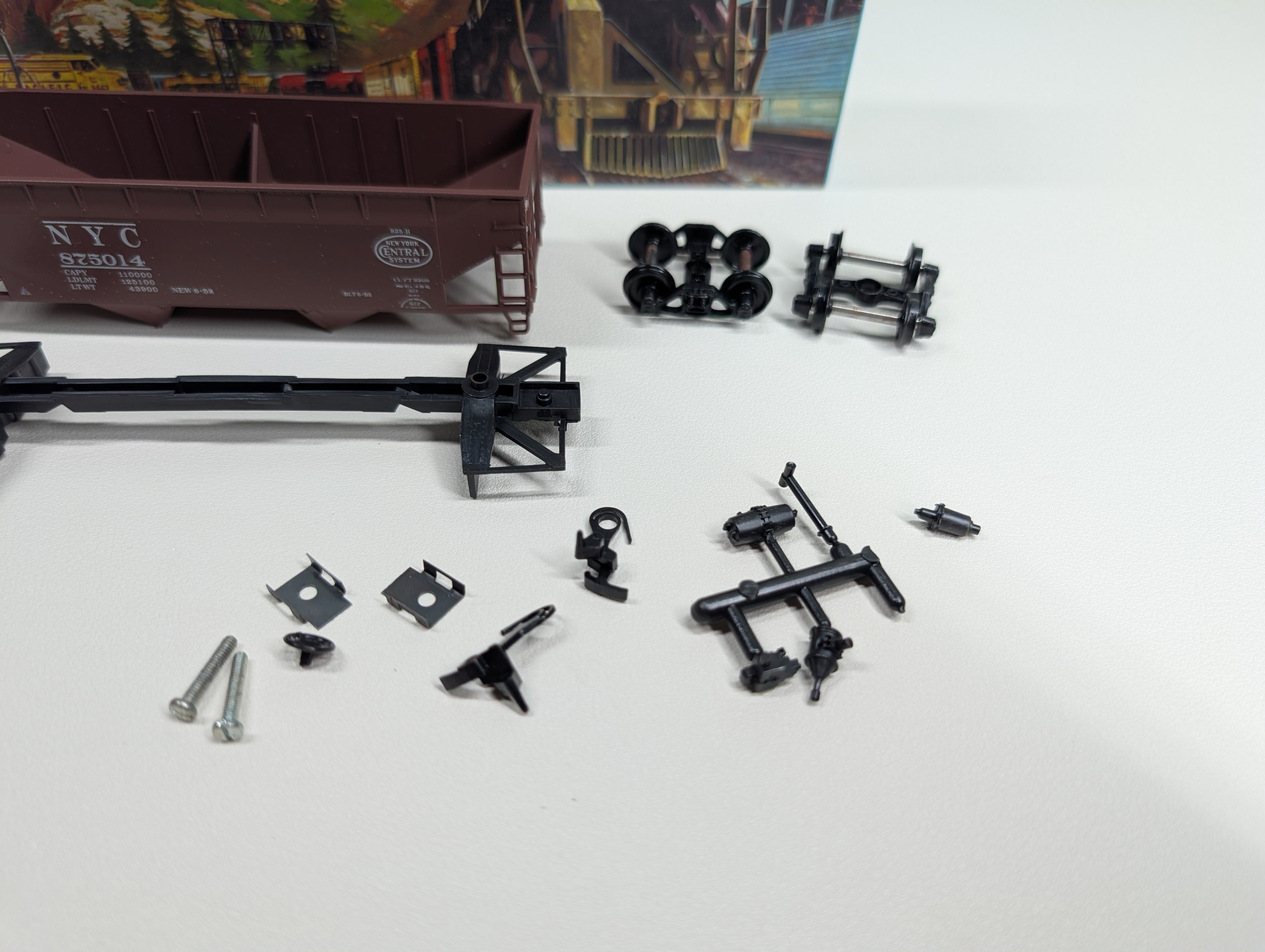 USED Athearn HO Scale 2 Bay Hopper New York Central NYC #875014