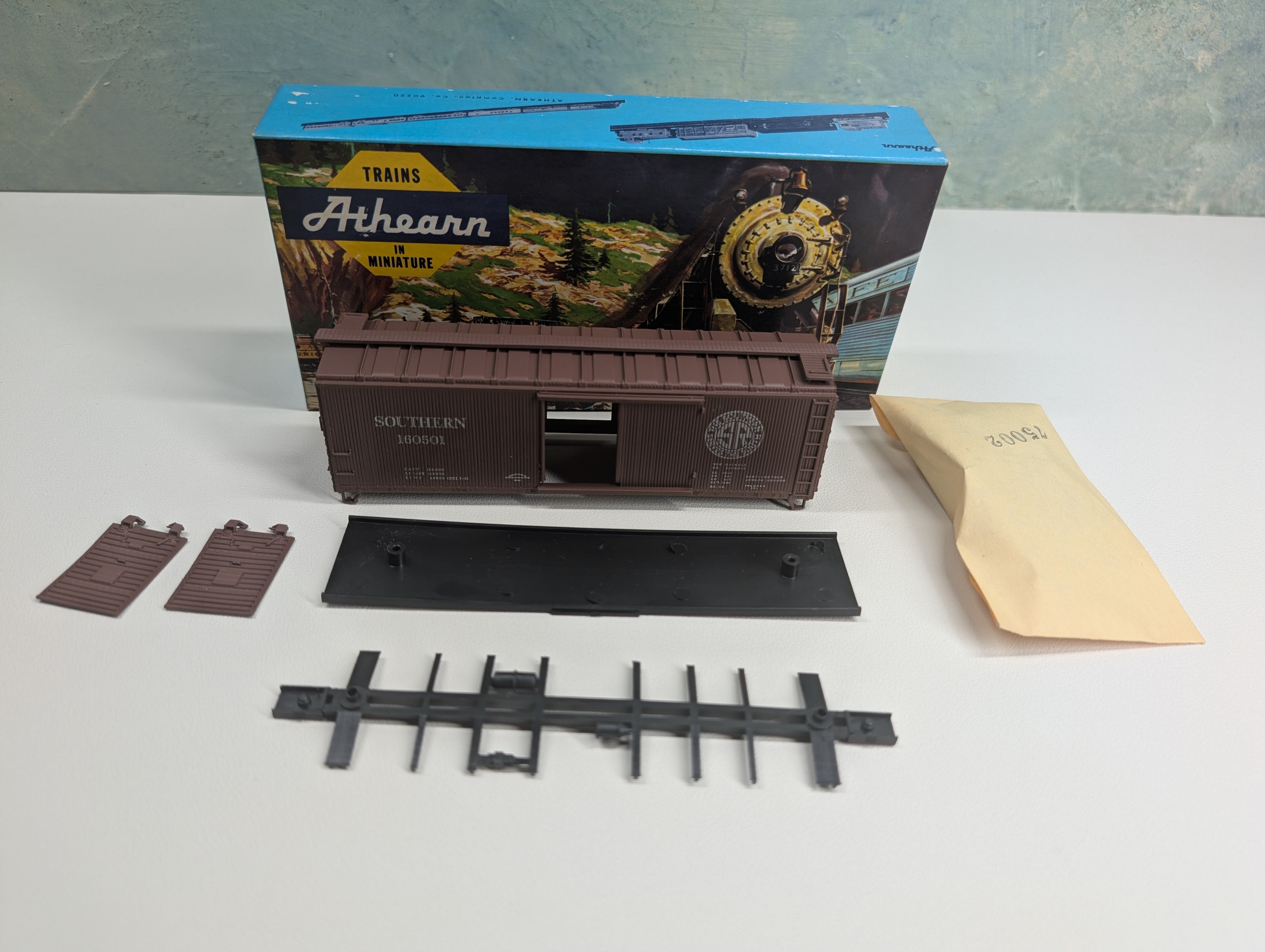USED Athearn HO Scale Wood Box Car Southern #160501