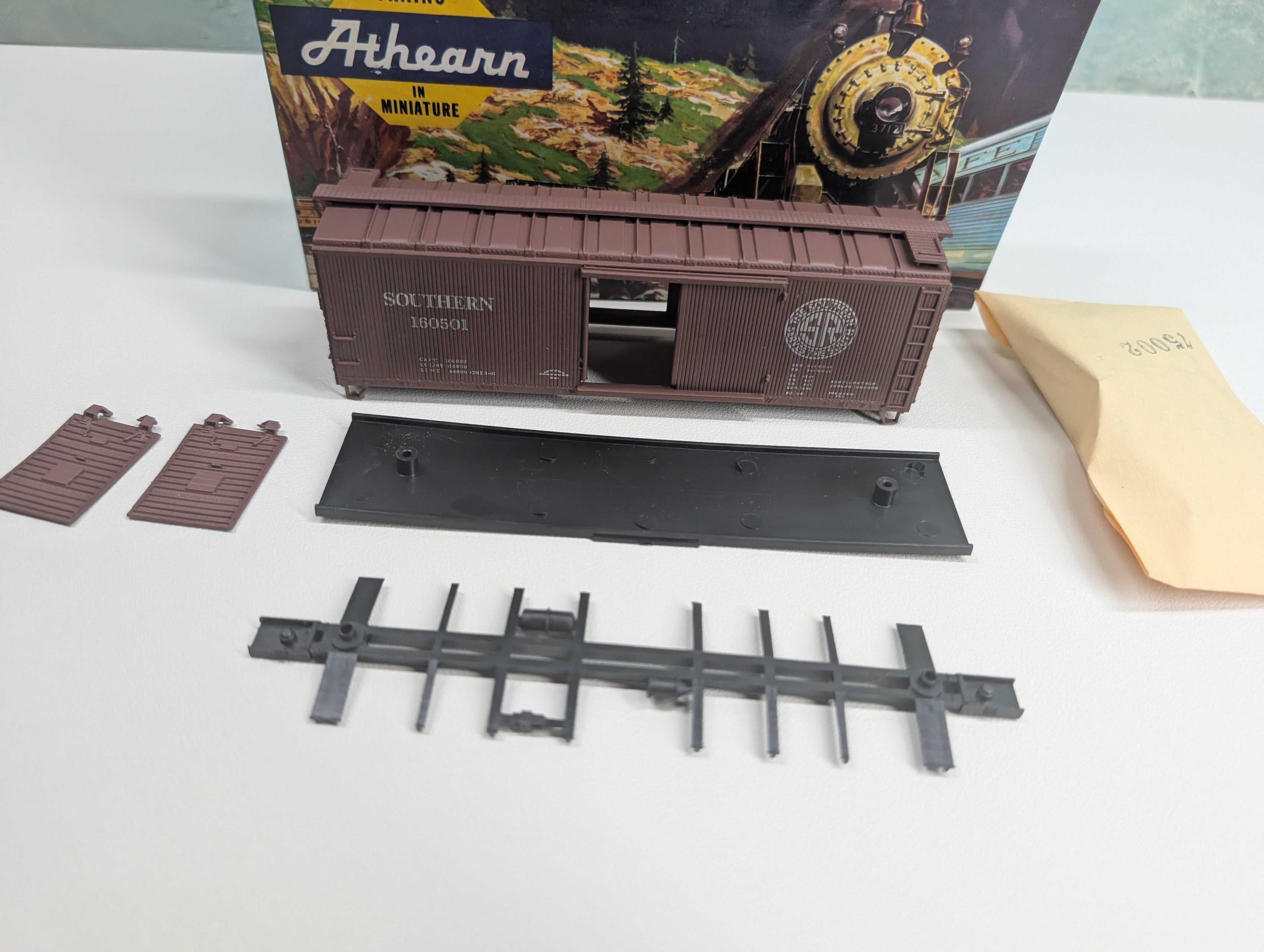 USED Athearn HO Scale Wood Box Car Southern #160501