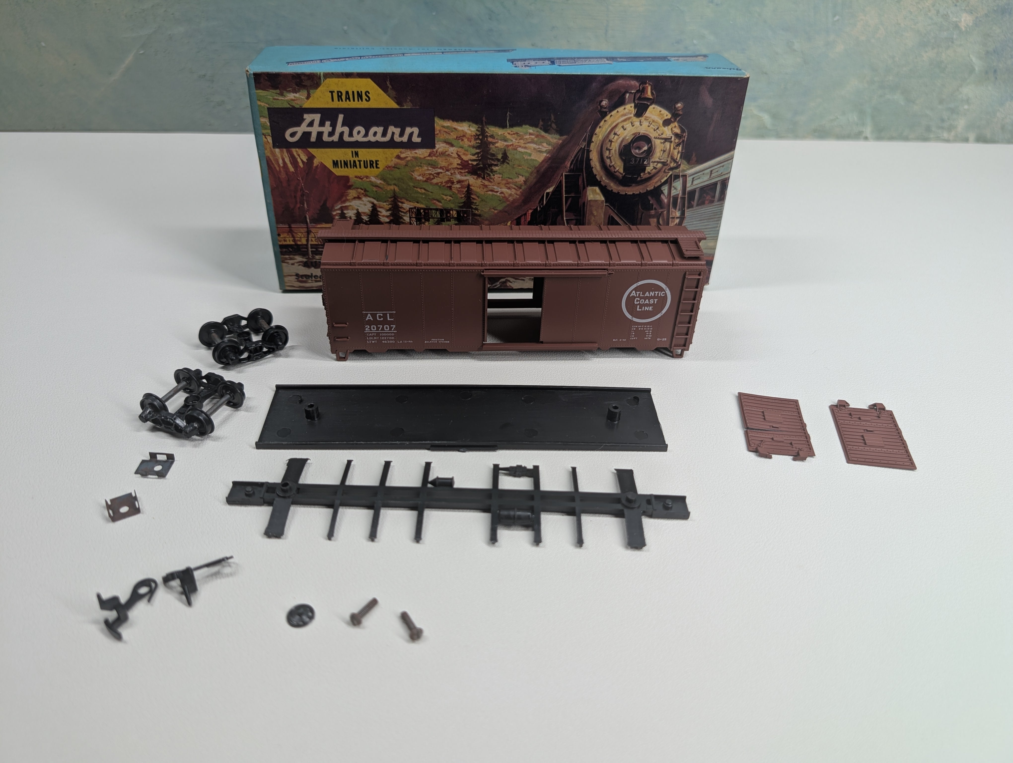 USED Athearn HO Scale 40' Box Car Atlantic Coast Line ACL #20707