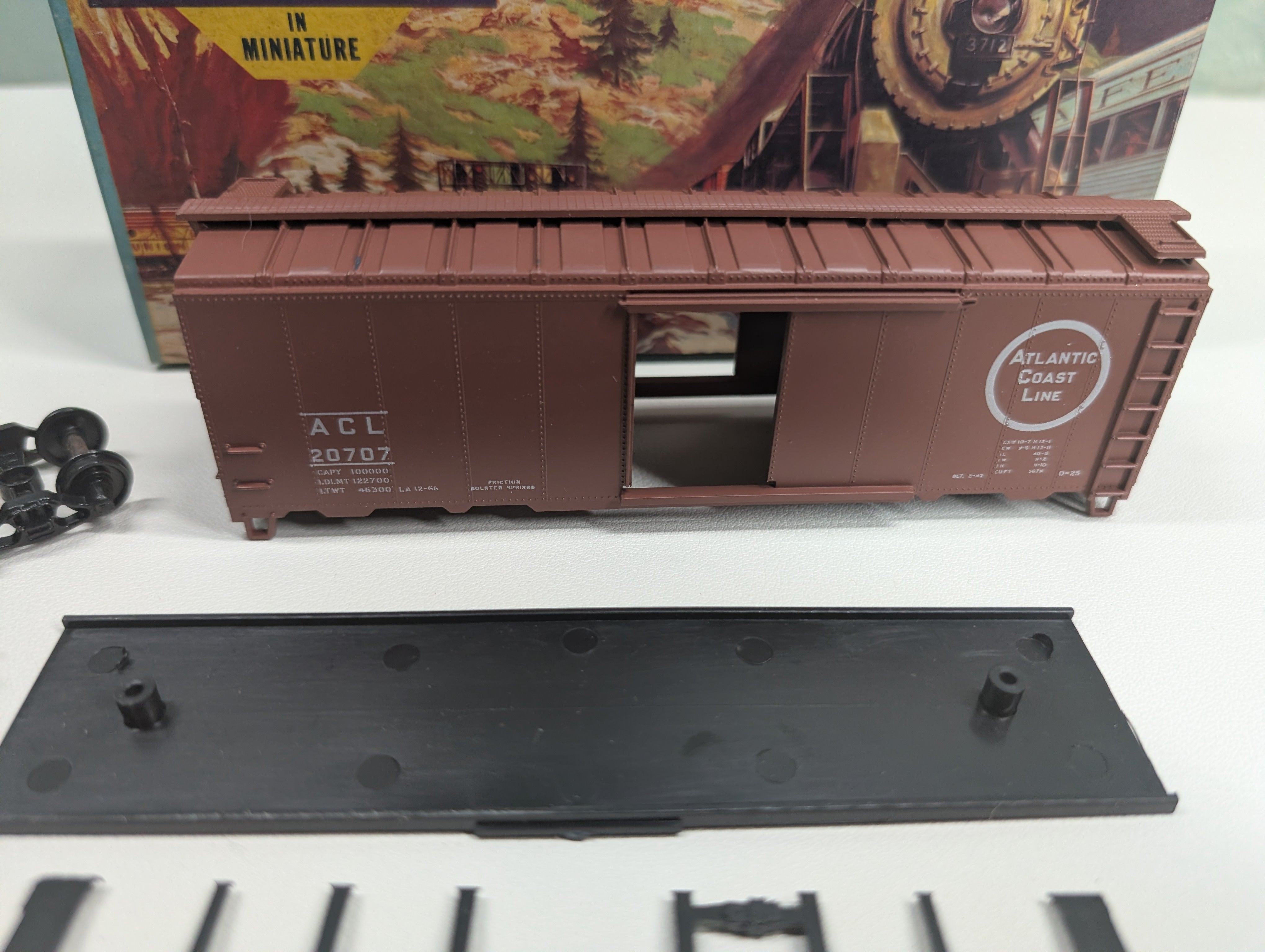 USED Athearn HO Scale 40' Box Car Atlantic Coast Line ACL #20707