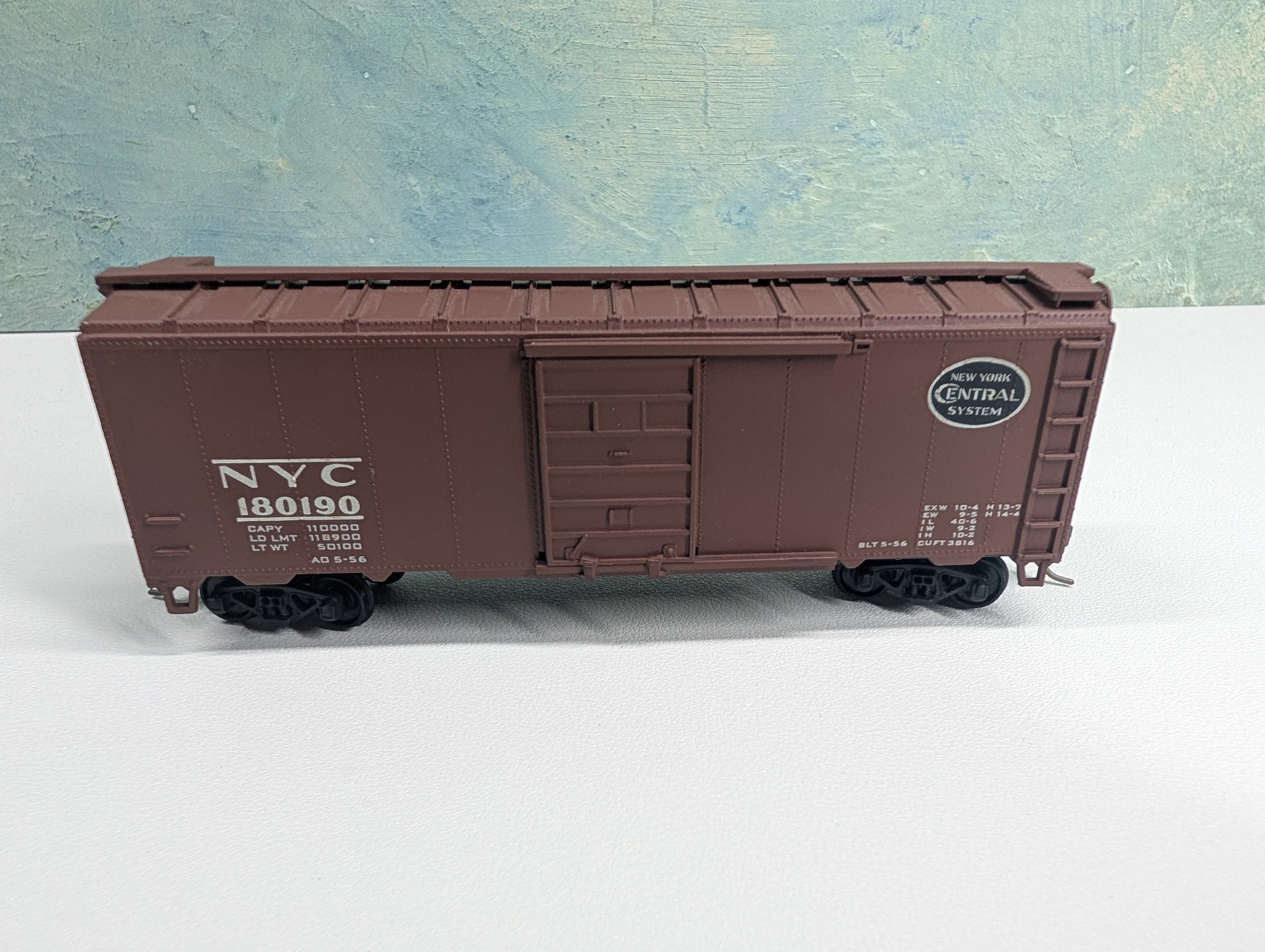 USED Roundhouse HO Scale 40' Box Car New York Central NYC #180190 Decal