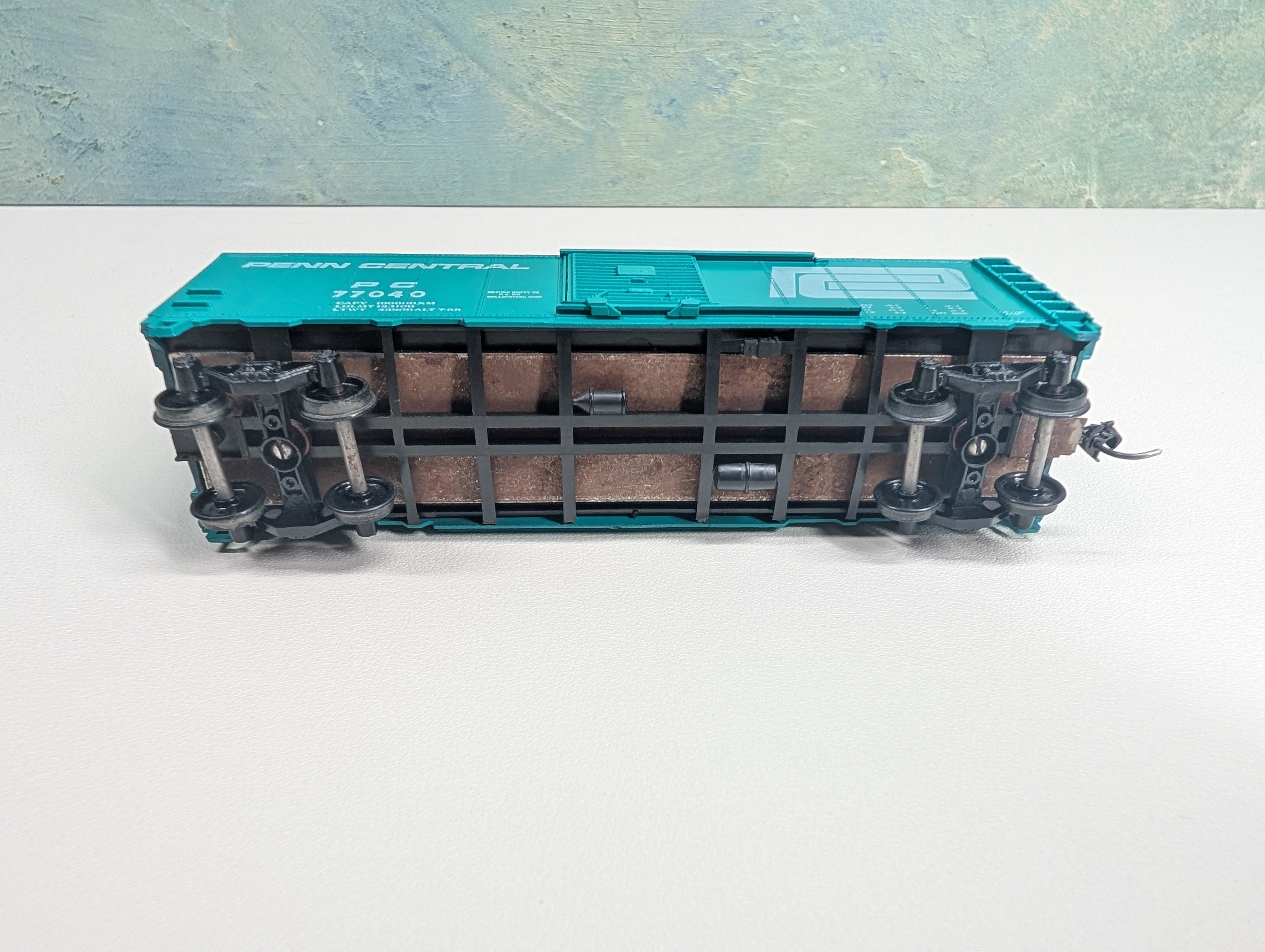 USED Athearn HO Scale 40' Box Car Penn Central PC #77040