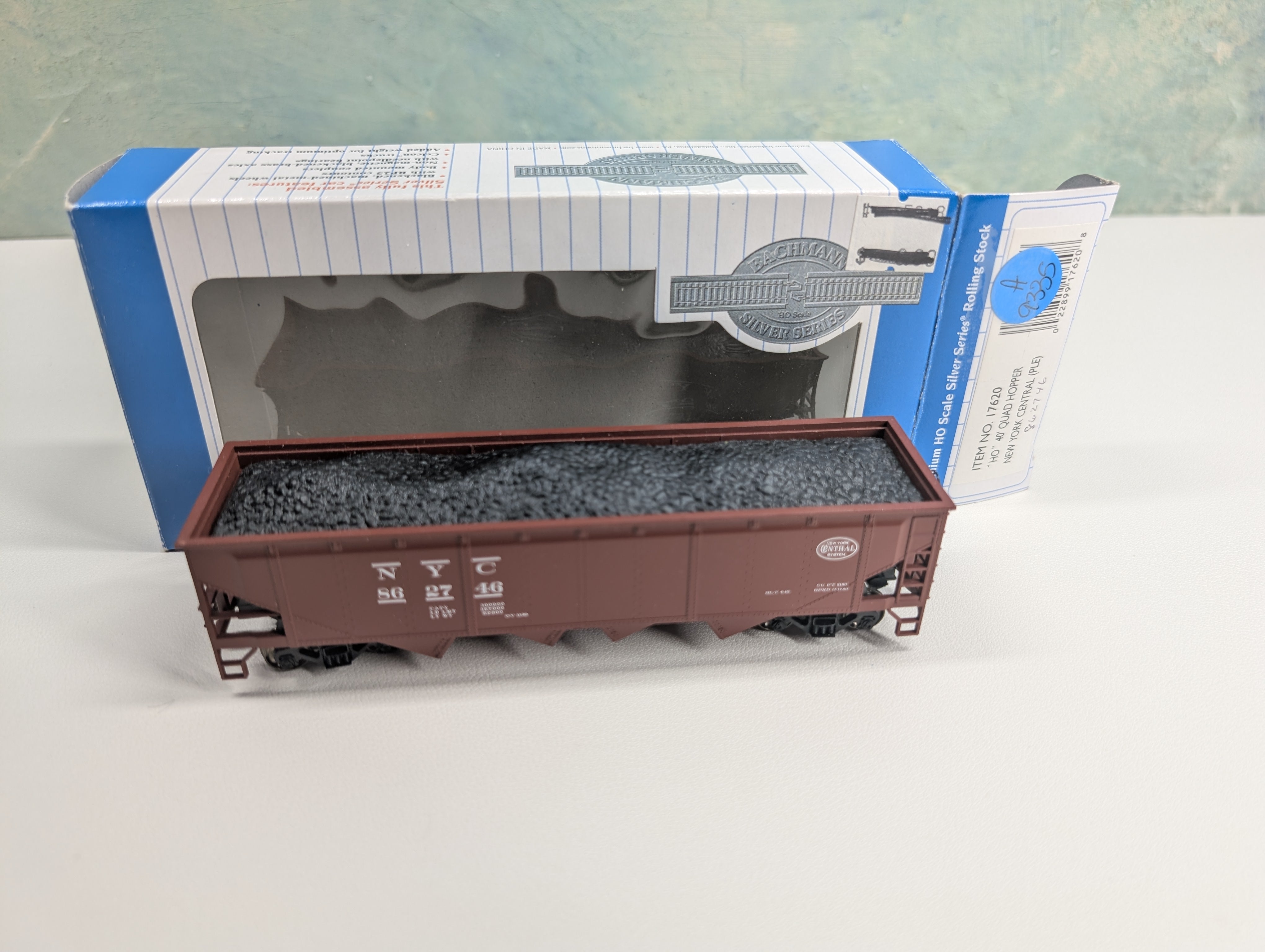 USED Bachmann 17620 HO Scale 40' Quad Hopper New York Central NYC #862746 ex-P&LE