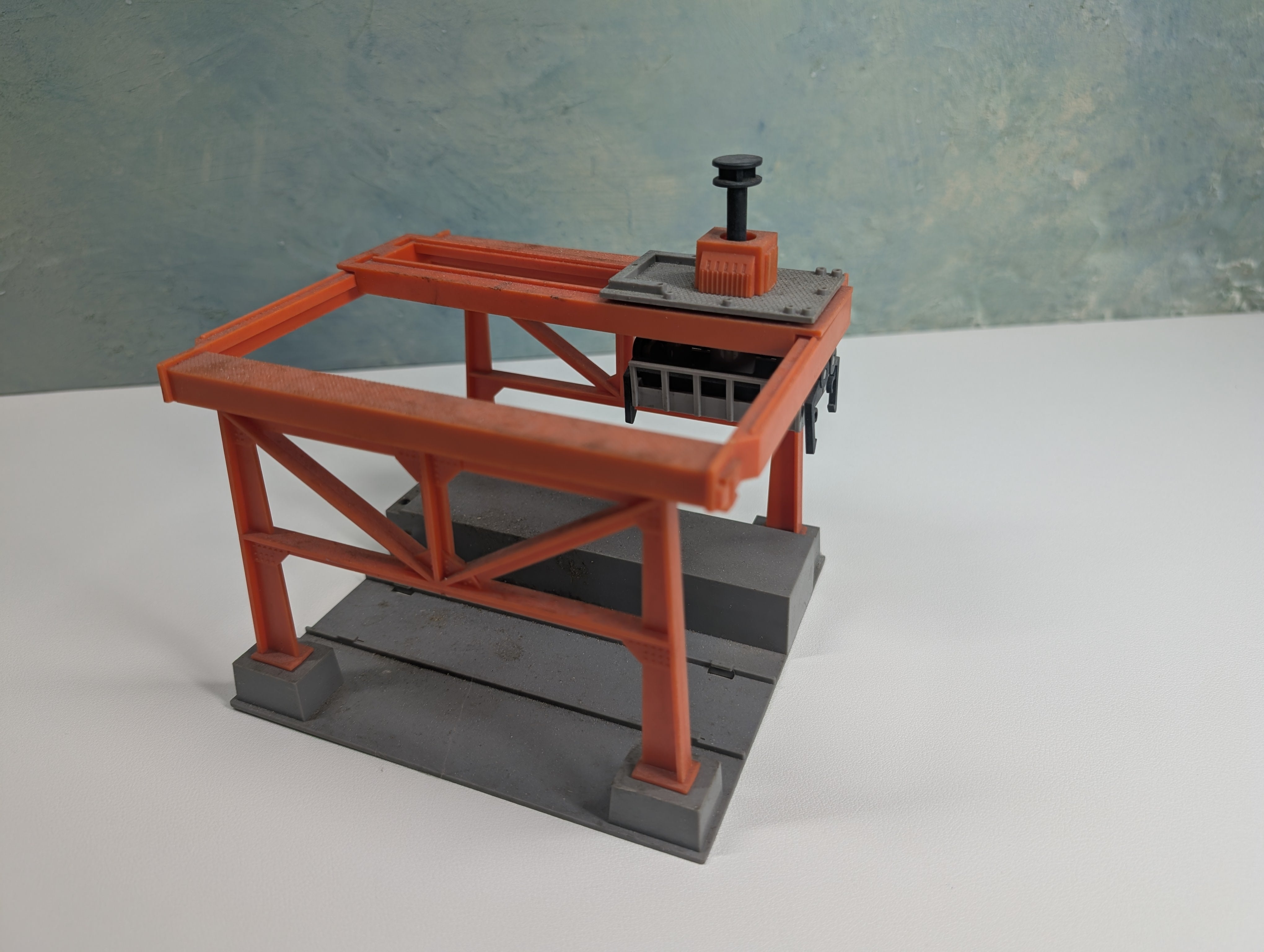 USED Tyco HO Scale Operating Piggyback Loader & Unloader