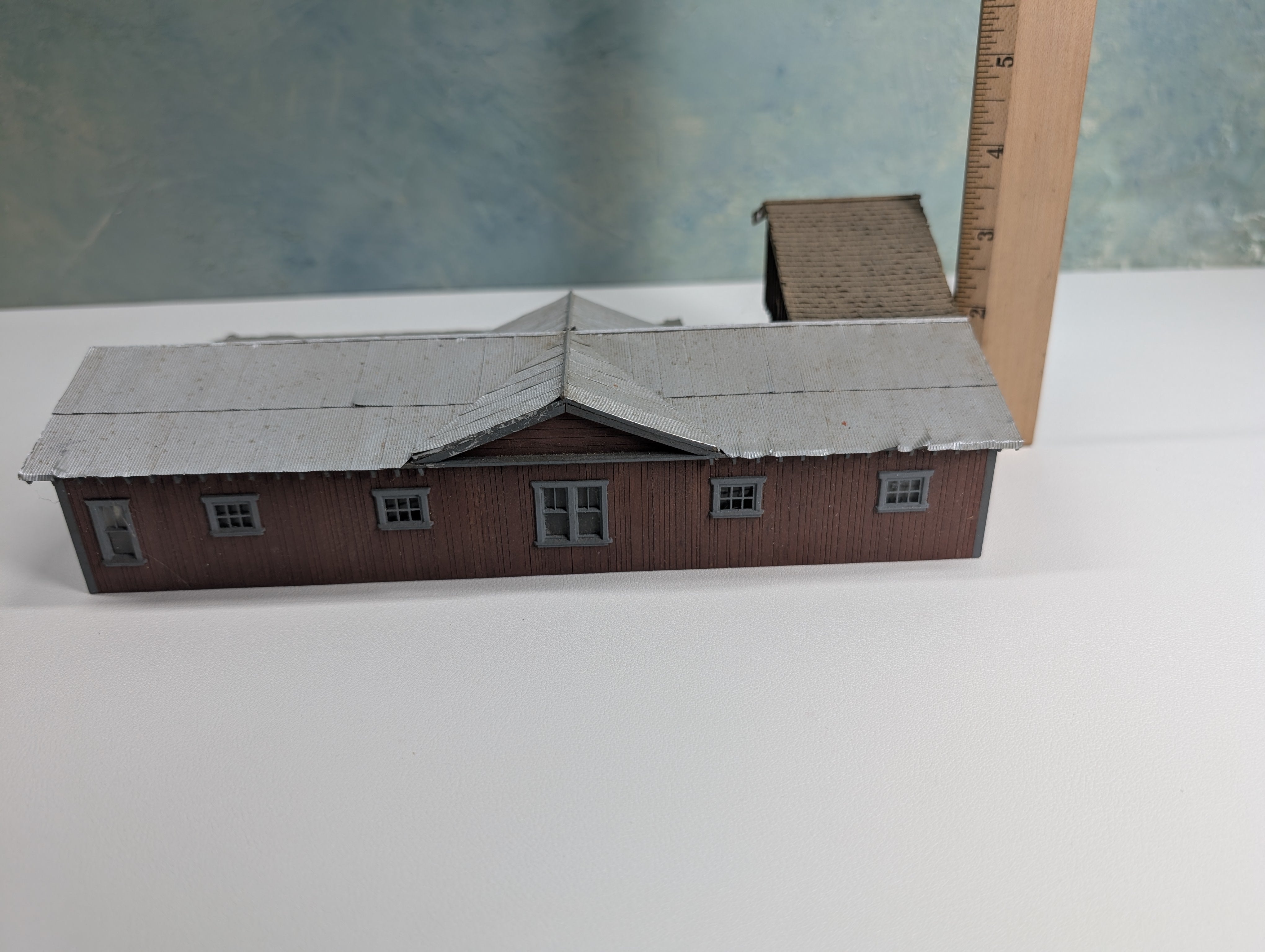 USED HO Scale Lot of Scratch Built Buildings, Barn, Tower, Scratch Built Structures